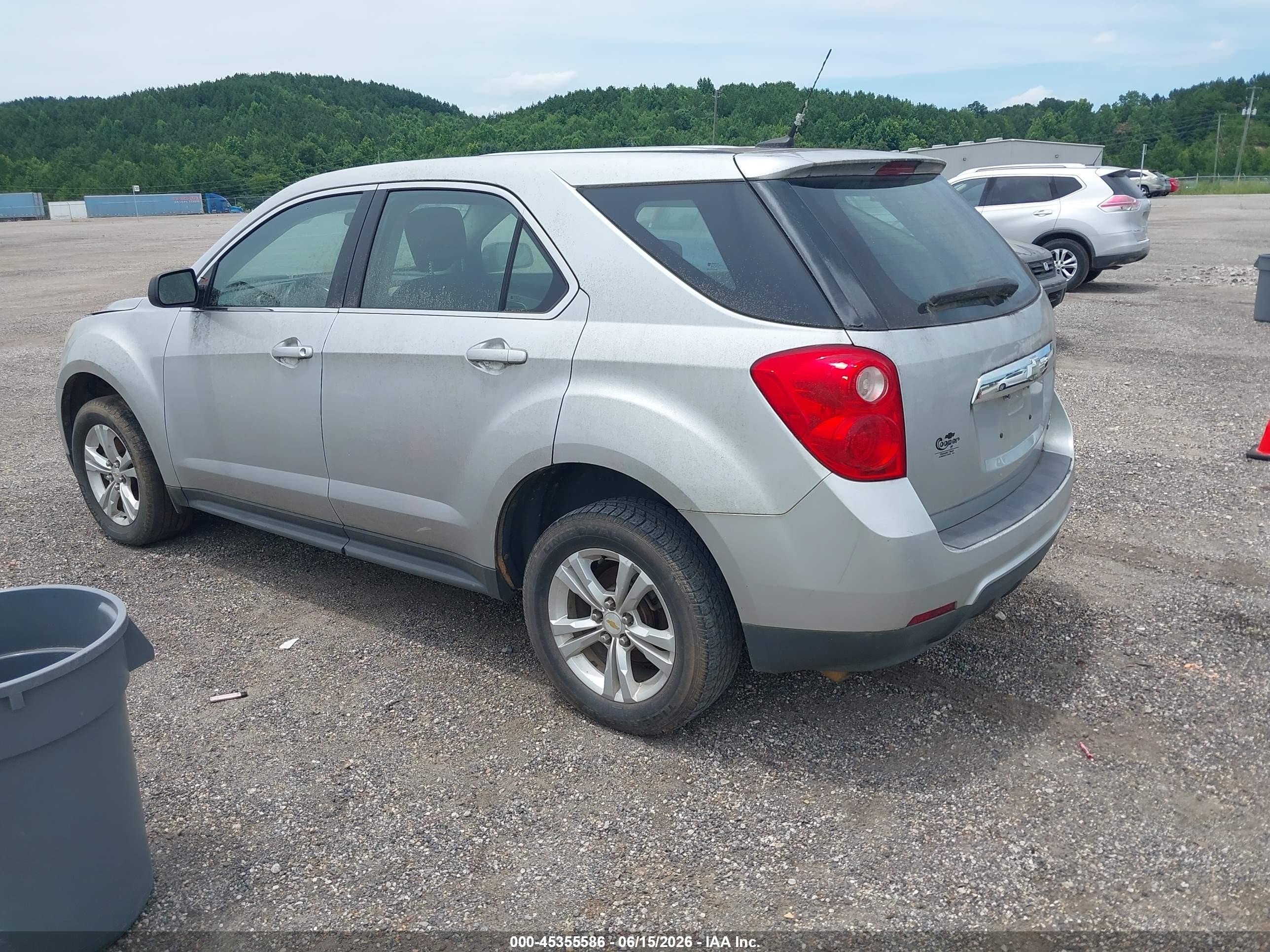 2011 Chevrolet Equinox Ls Silver vin: 2GNALBEC7B1287085