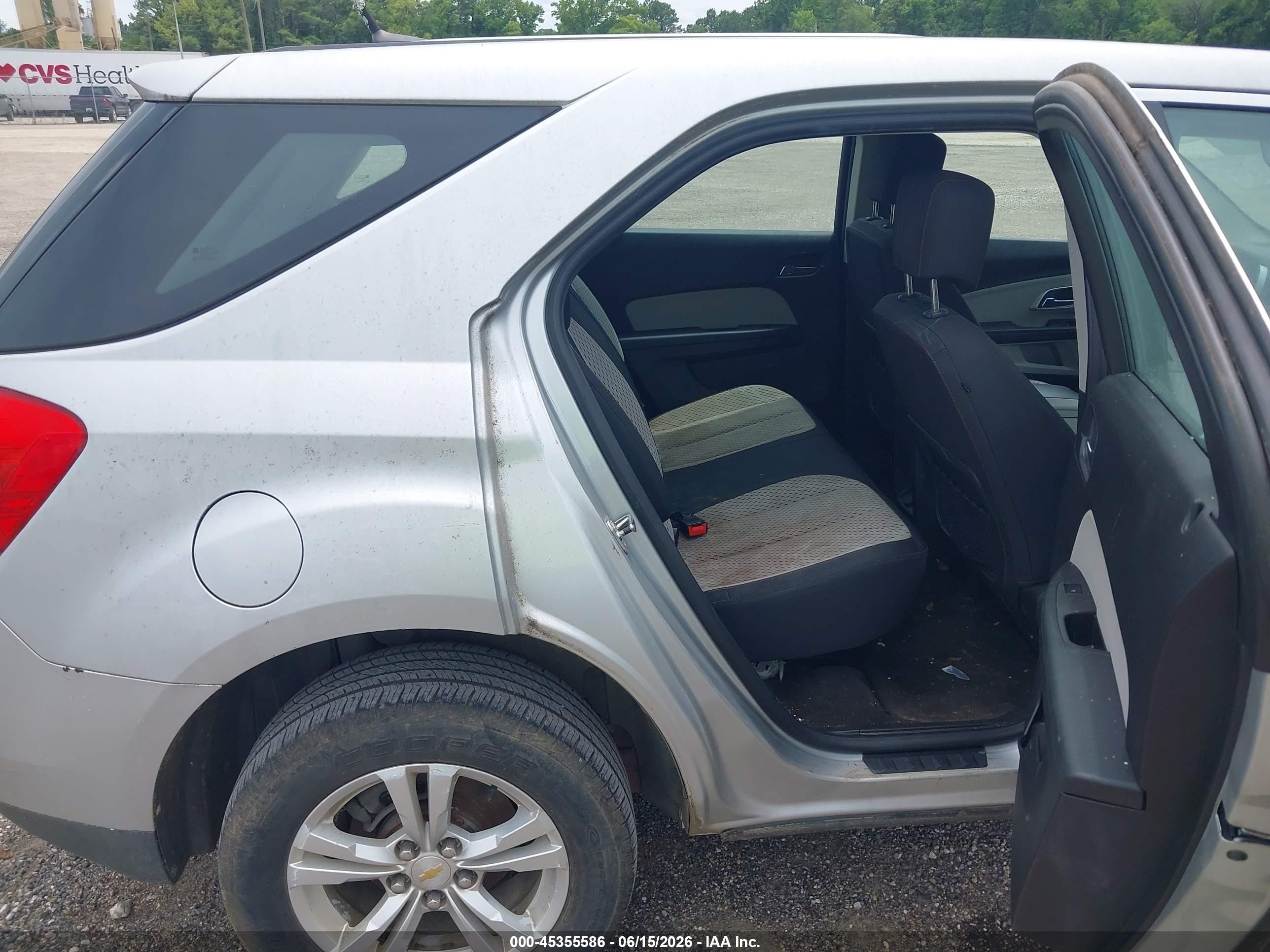 2011 Chevrolet Equinox Ls Silver vin: 2GNALBEC7B1287085