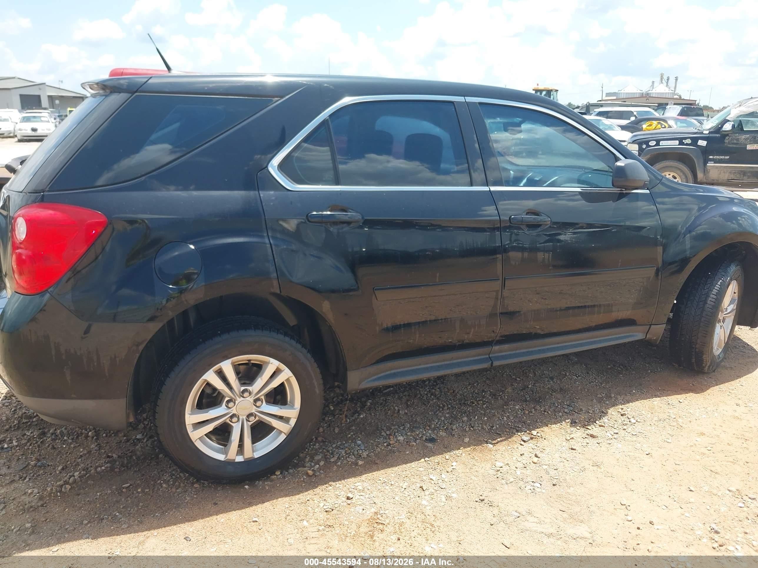 2011 Chevrolet Equinox Ls Black vin: 2GNALBEC8B1235965