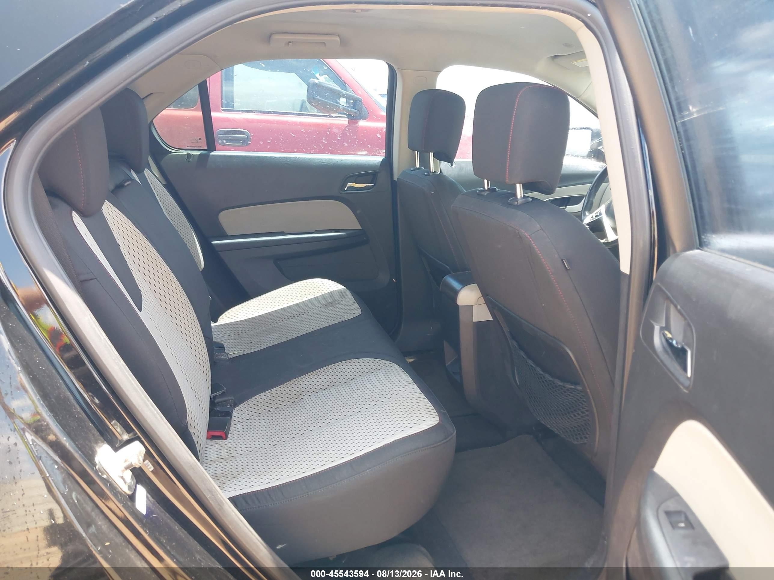 2011 Chevrolet Equinox Ls Black vin: 2GNALBEC8B1235965