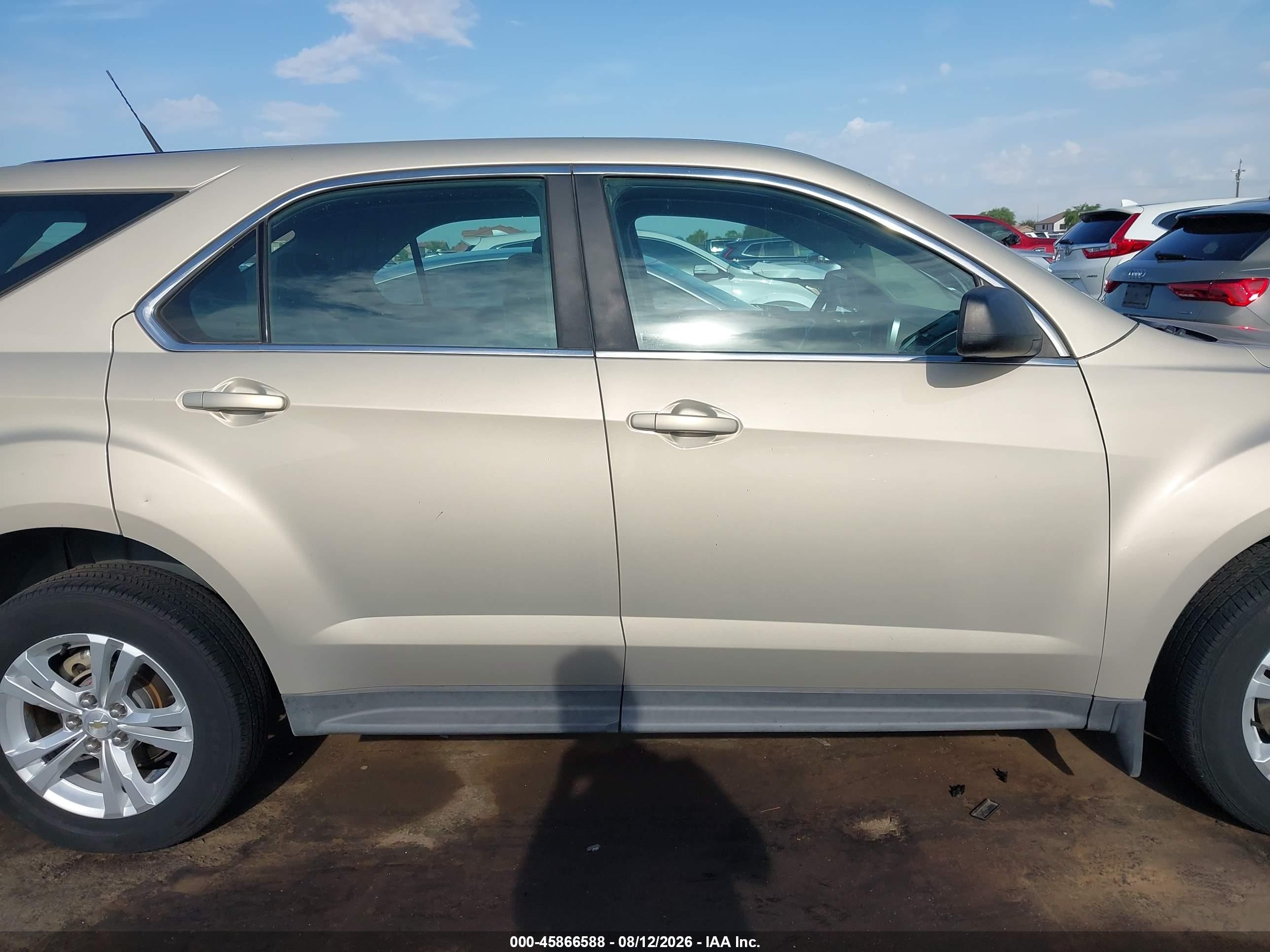 2011 Chevrolet Equinox Ls Beige vin: 2GNALBEC9B1258414