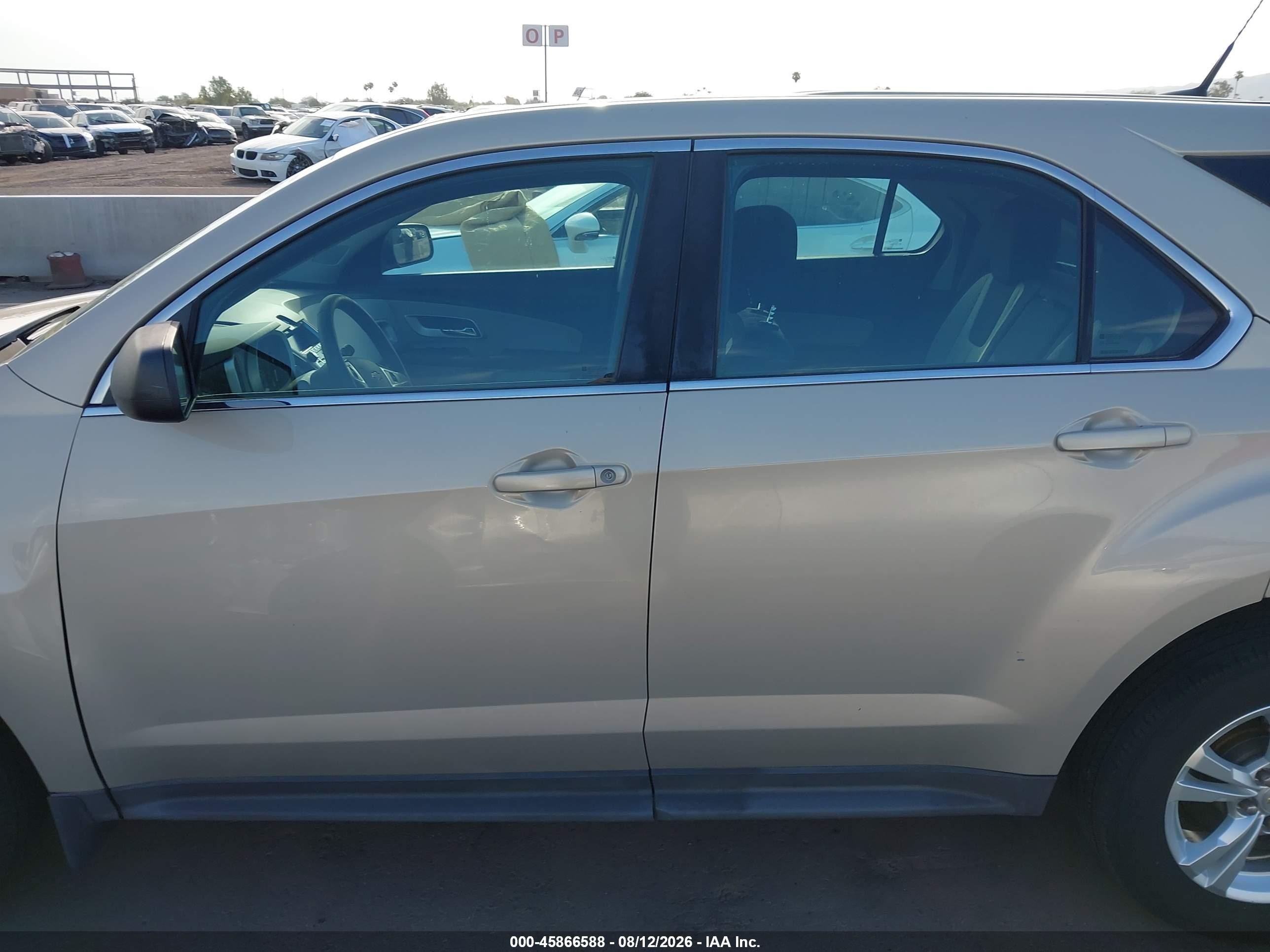 2011 Chevrolet Equinox Ls Beige vin: 2GNALBEC9B1258414