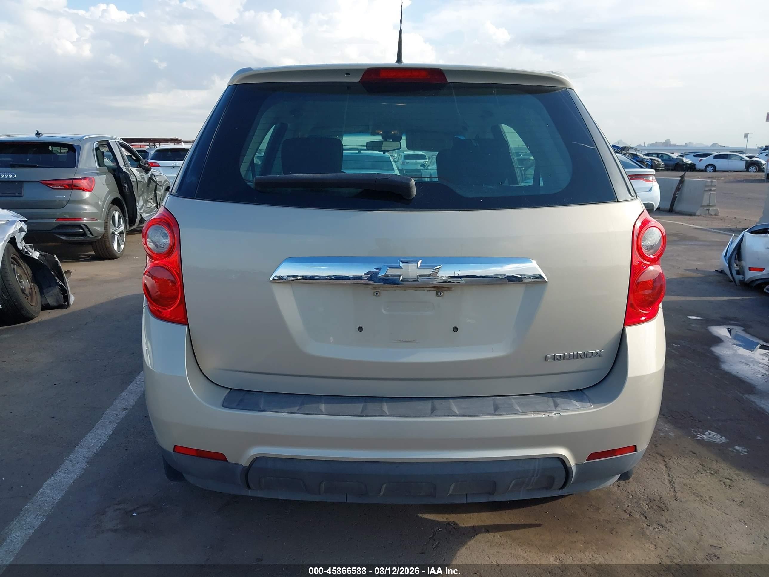 2011 Chevrolet Equinox Ls Beige vin: 2GNALBEC9B1258414