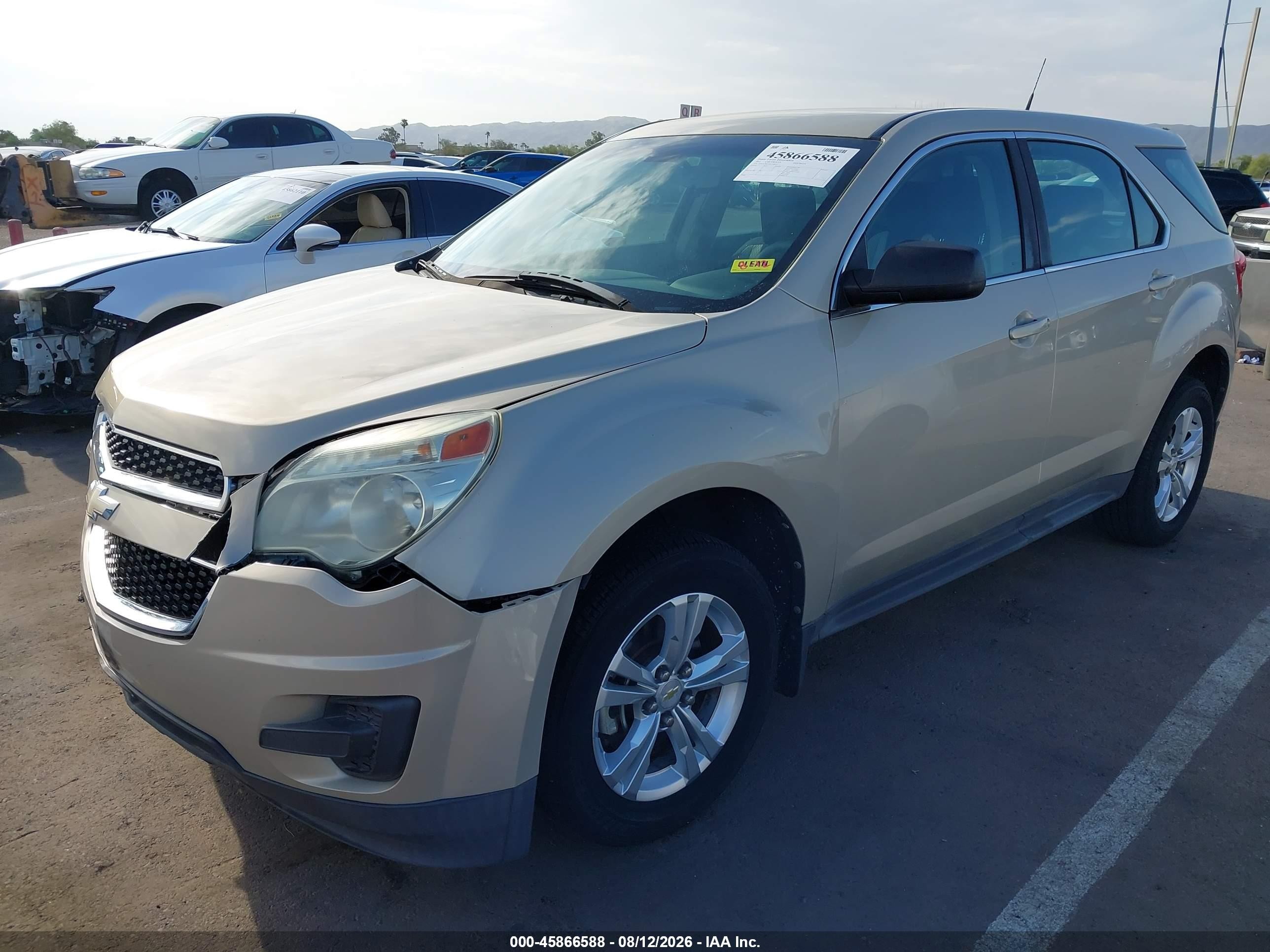 2011 Chevrolet Equinox Ls Beige vin: 2GNALBEC9B1258414