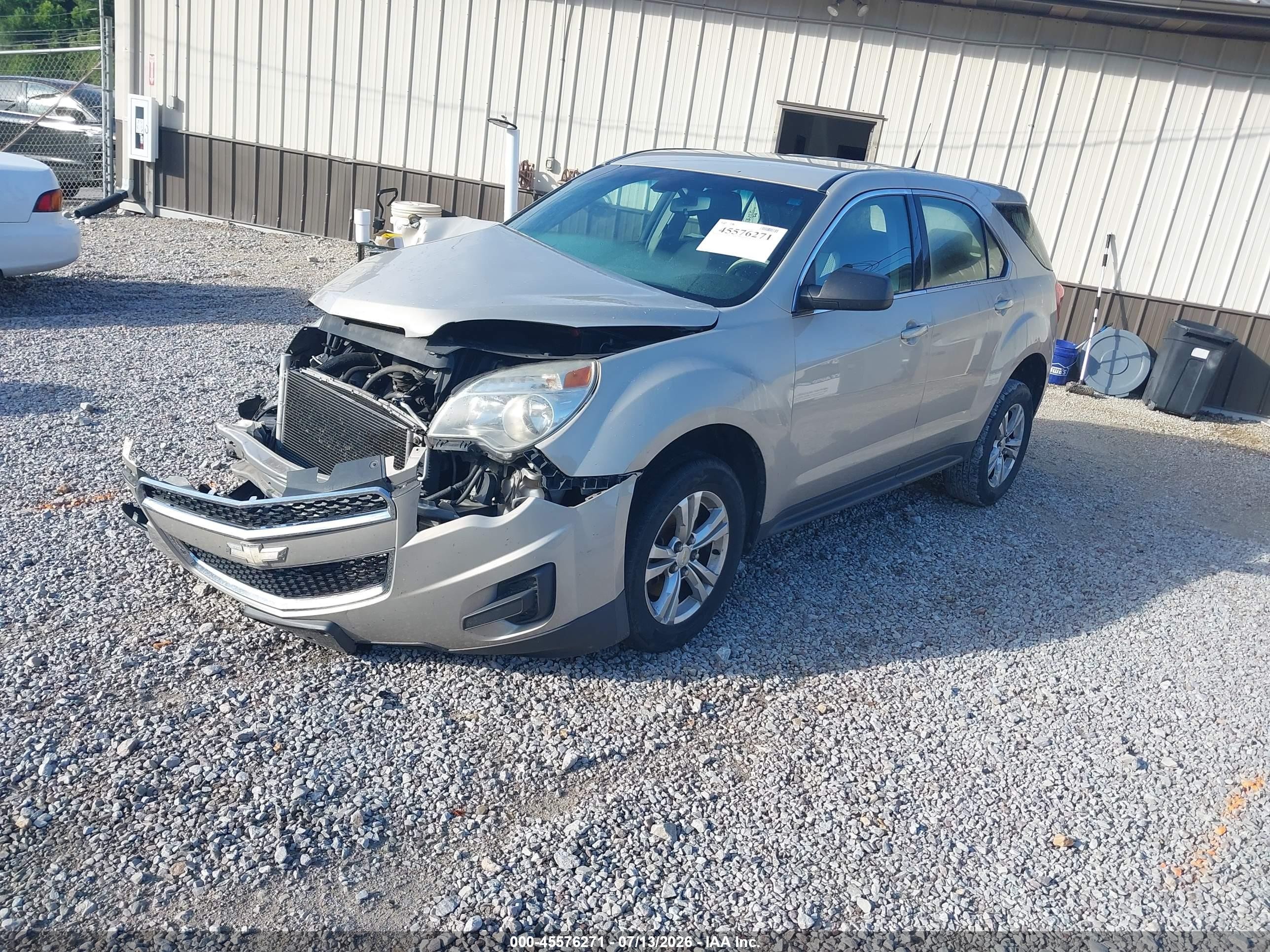 2011 Chevrolet Equinox Ls Beige vin: 2GNALBECXB1283855