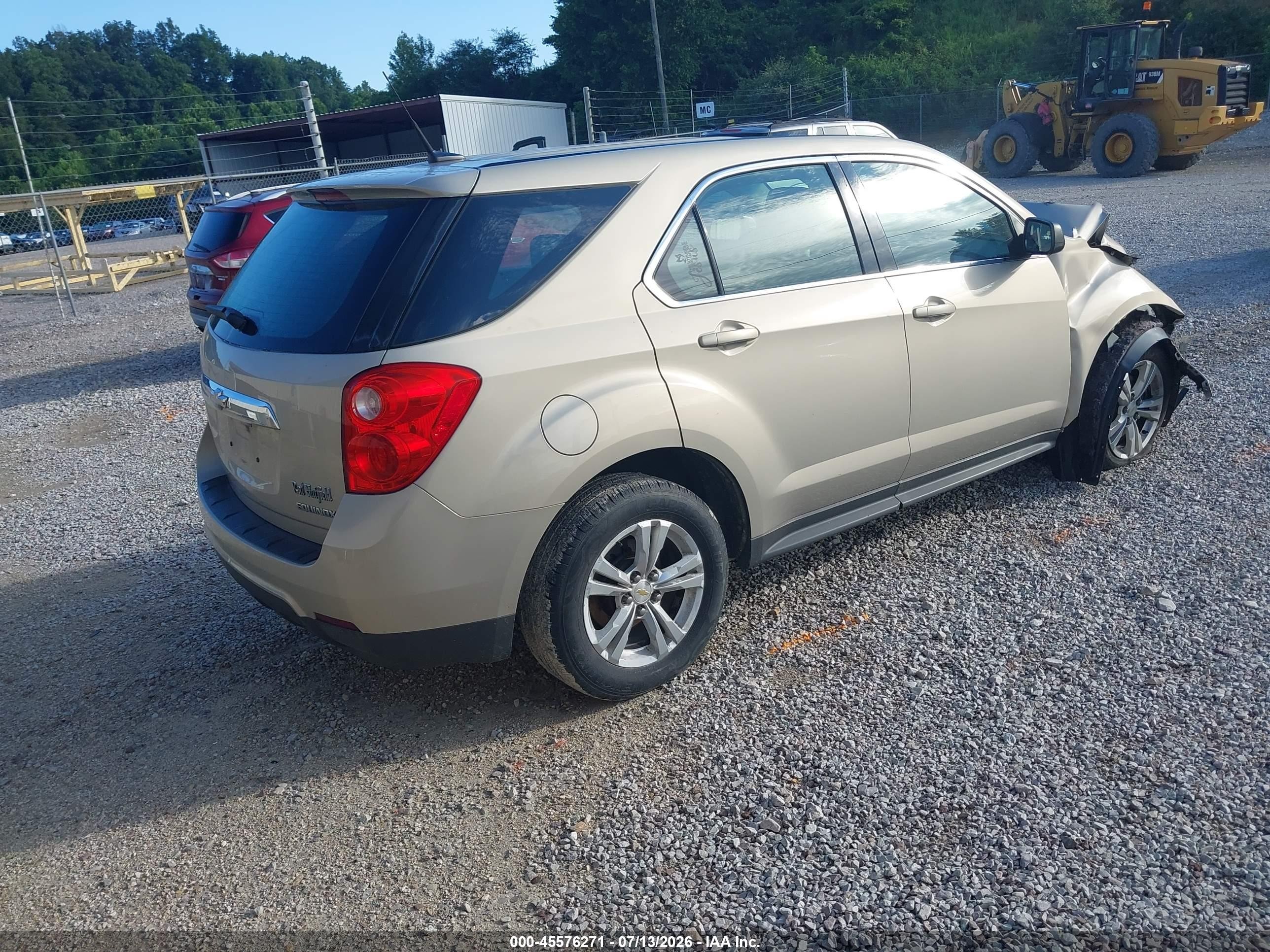 2011 Chevrolet Equinox Ls Beige vin: 2GNALBECXB1283855