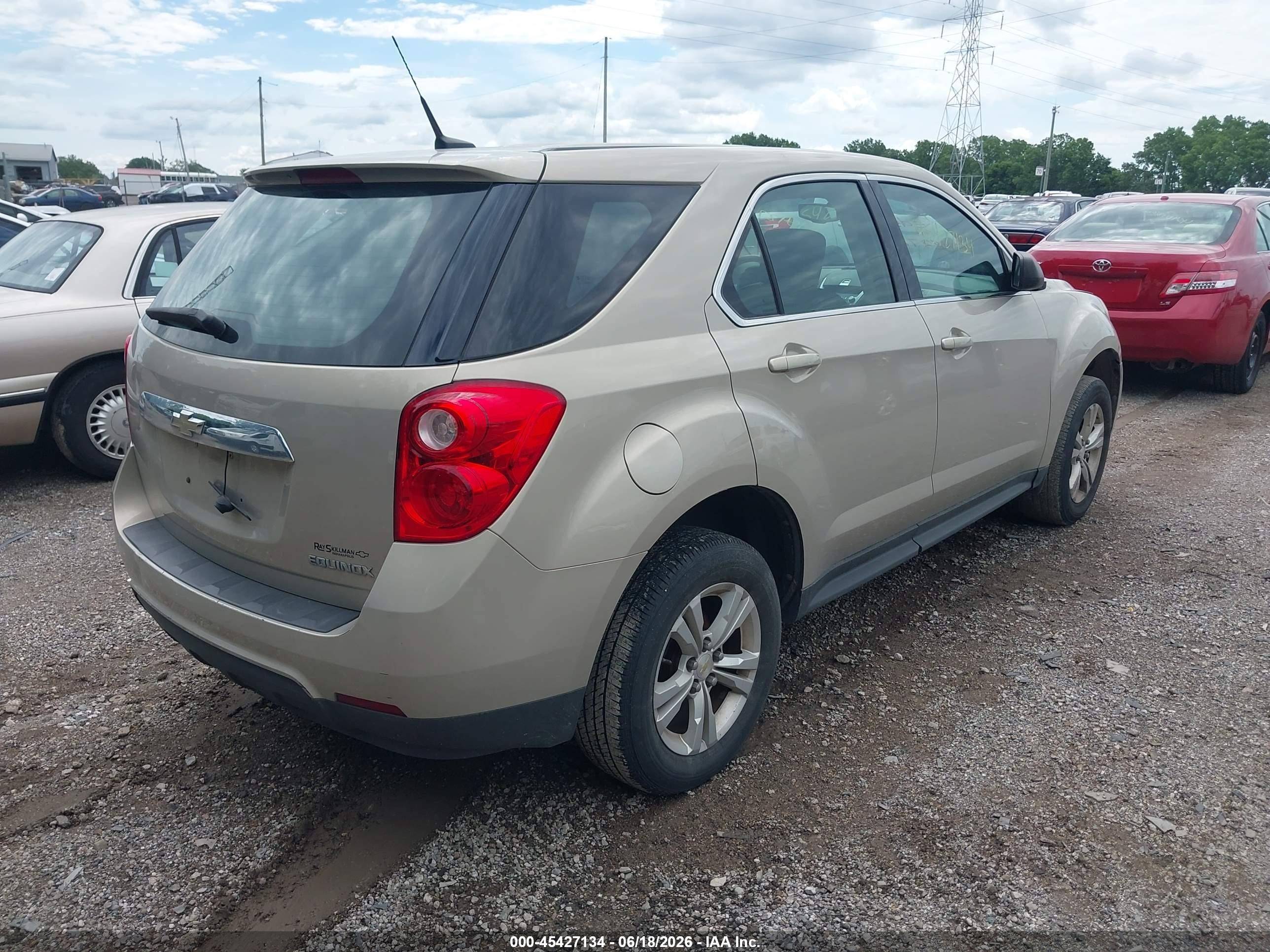 2011 Chevrolet Equinox Ls Pewter vin: 2GNALBECXB1328616