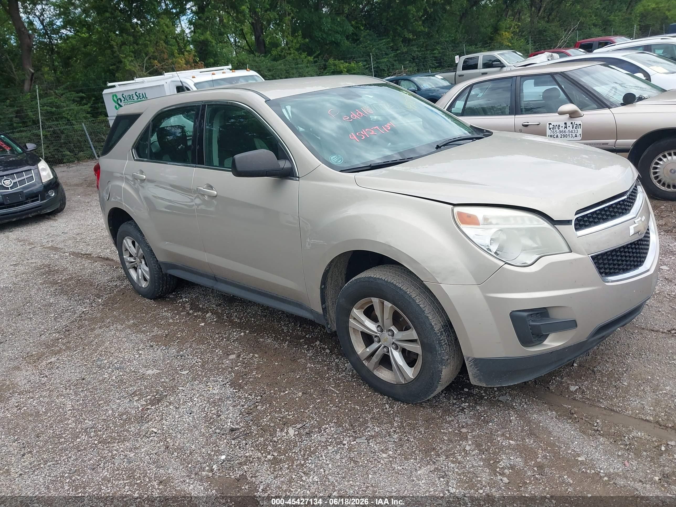 2011 Chevrolet Equinox Ls Pewter vin: 2GNALBECXB1328616