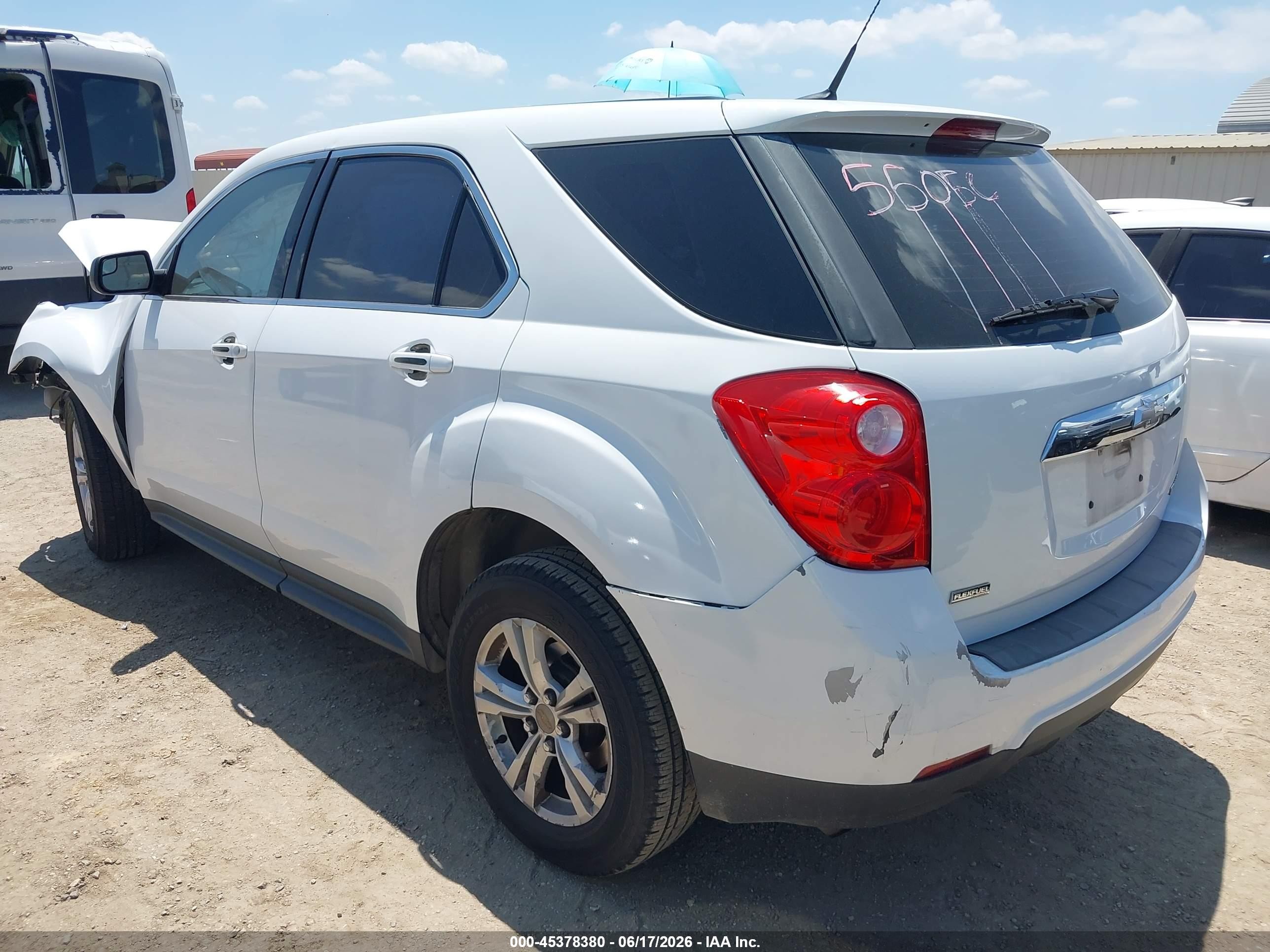 2012 Chevrolet Equinox Ls White vin: 2GNALBEK0C1113948