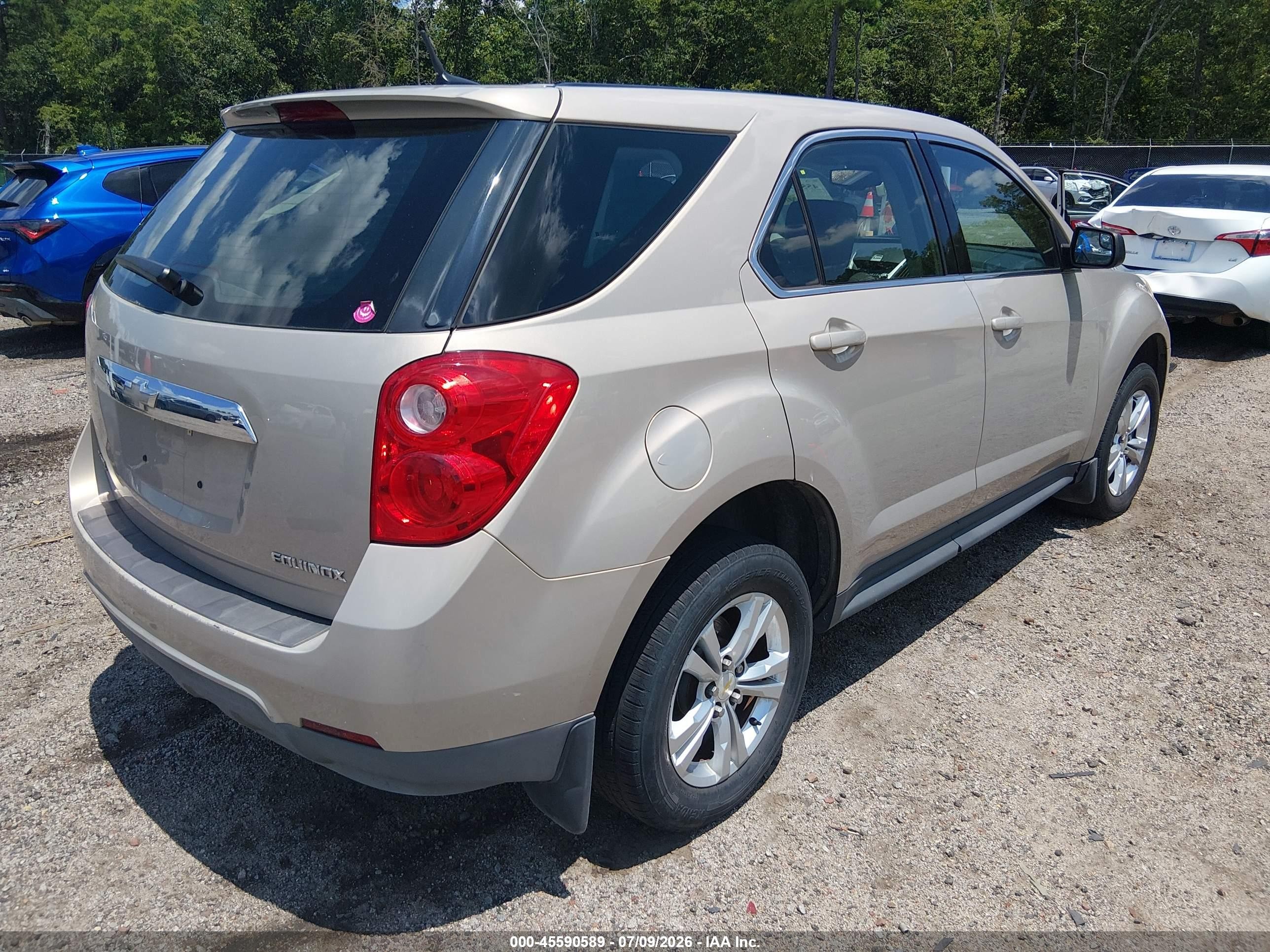 2012 Chevrolet Equinox Ls Gray vin: 2GNALBEK0C1230672
