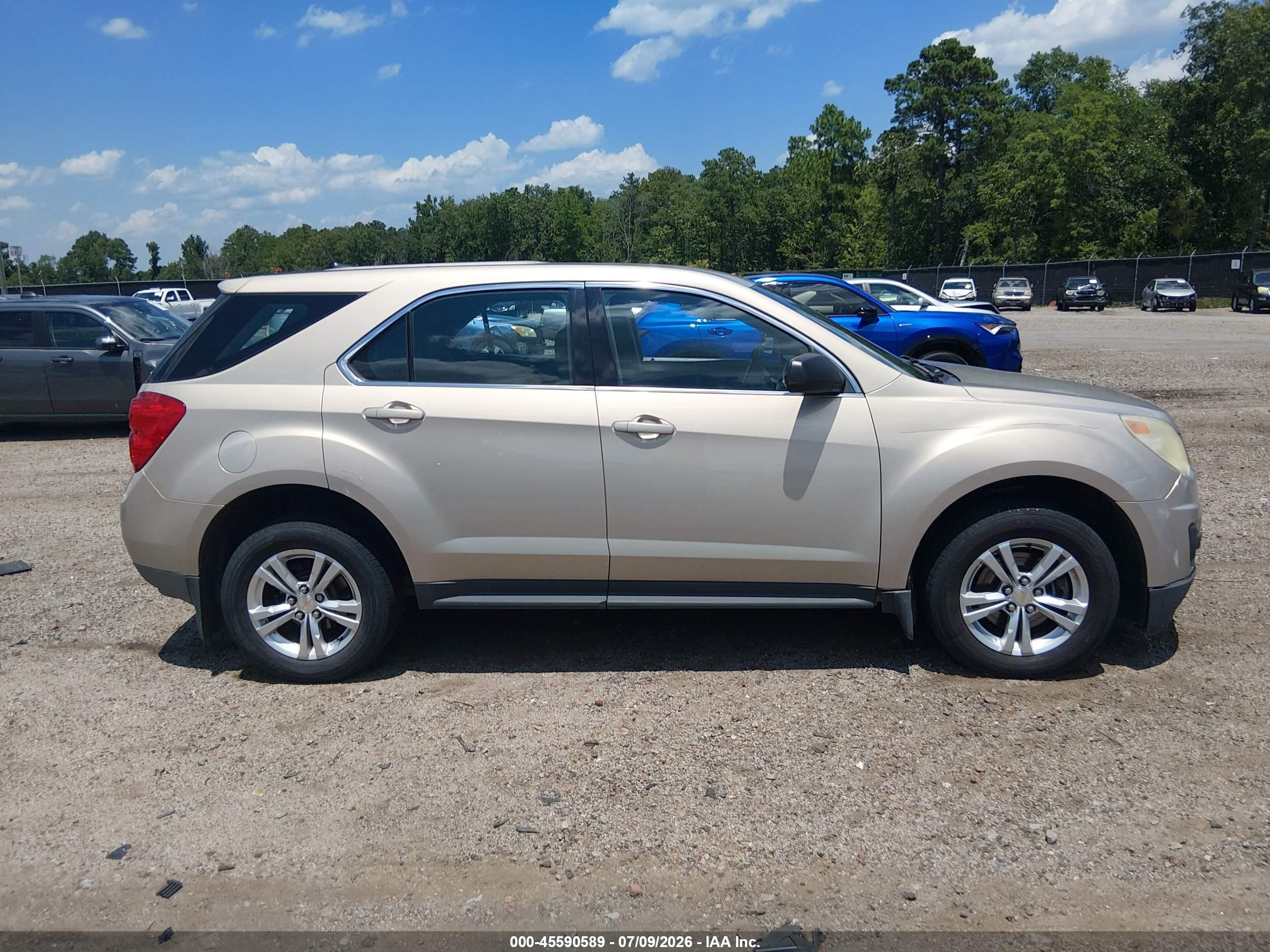 2012 Chevrolet Equinox Ls Gray vin: 2GNALBEK0C1230672