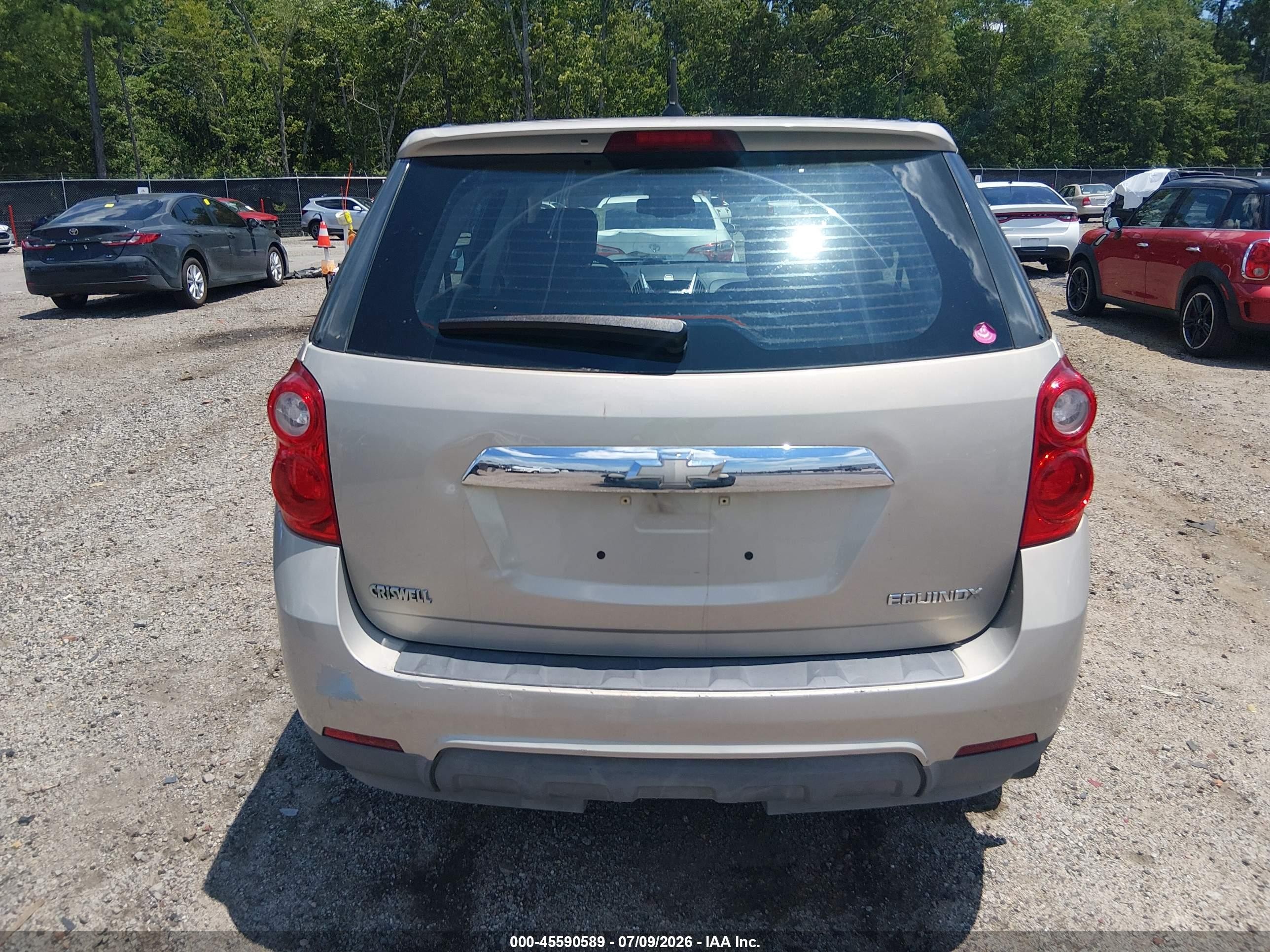 2012 Chevrolet Equinox Ls Gray vin: 2GNALBEK0C1230672