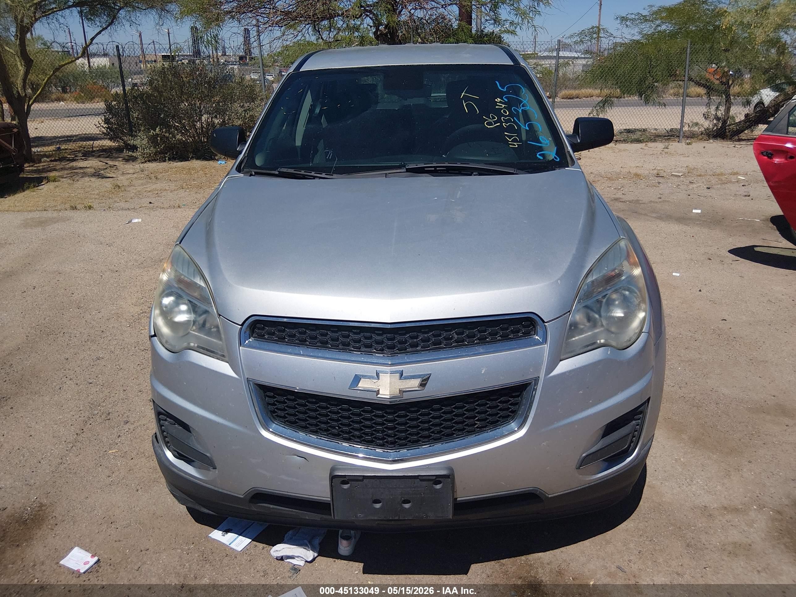 2012 Chevrolet Equinox Ls Silver vin: 2GNALBEK0C1265325