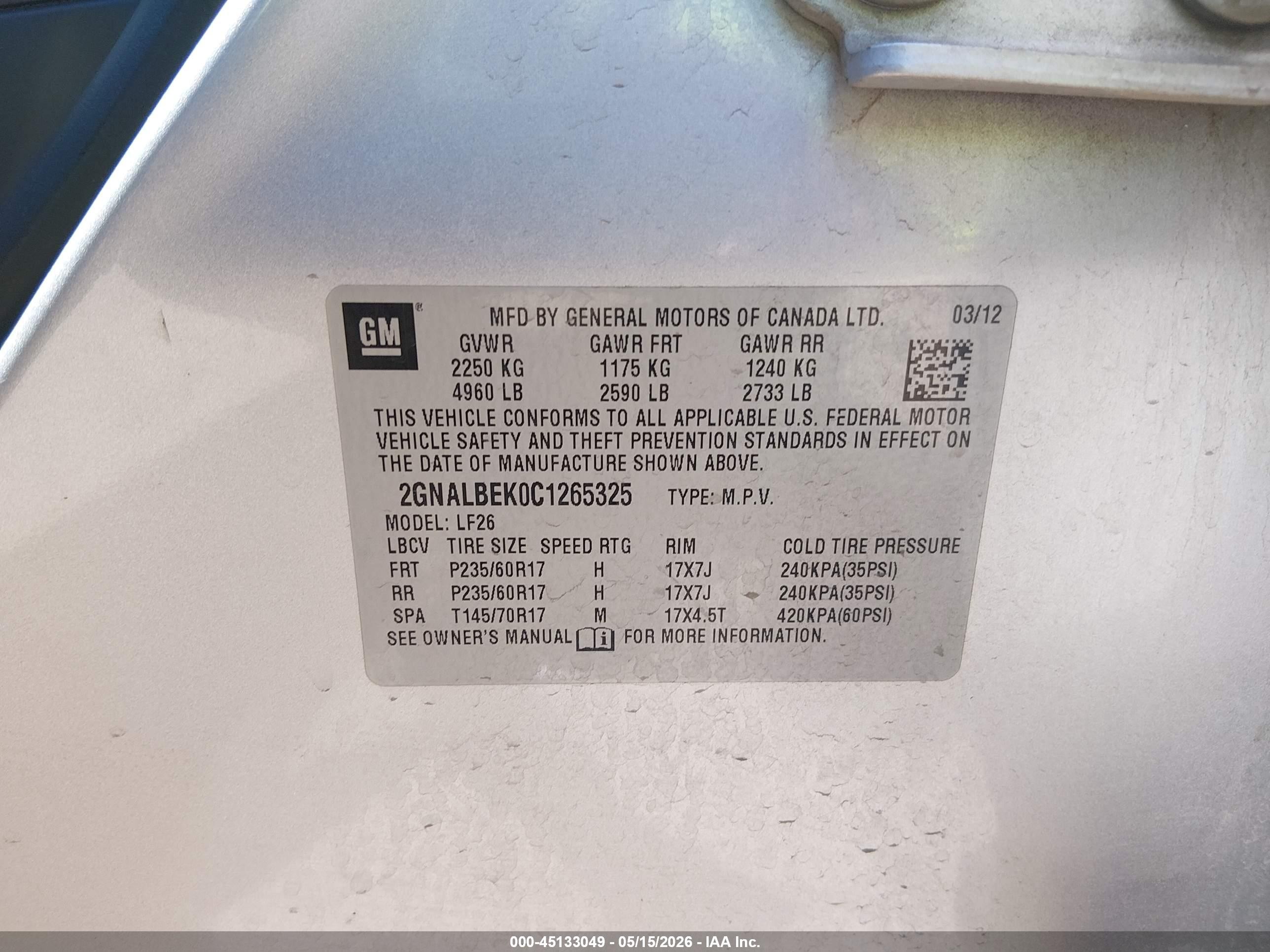 2012 Chevrolet Equinox Ls Silver vin: 2GNALBEK0C1265325