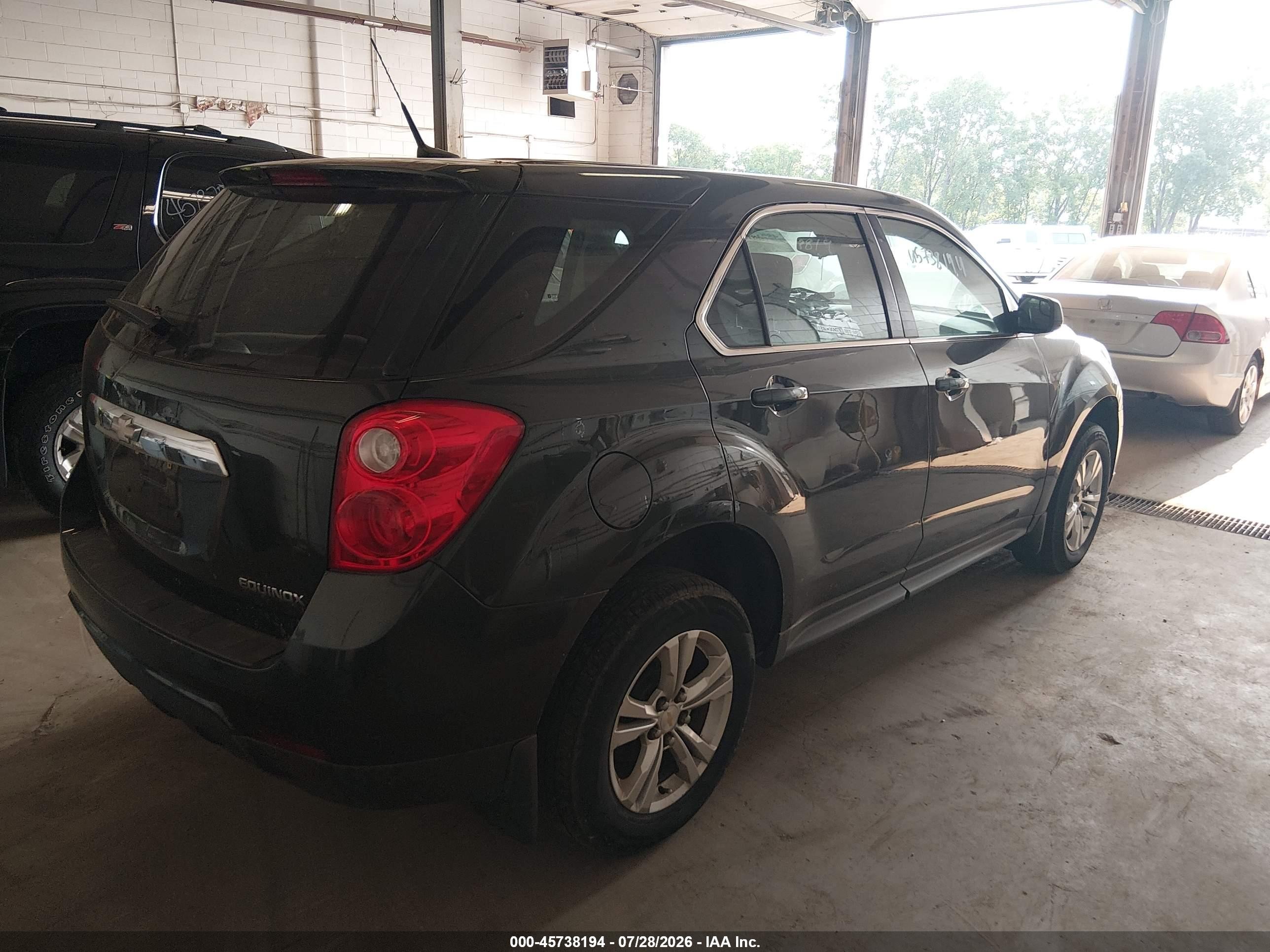 2012 Chevrolet Equinox Ls Gray vin: 2GNALBEK0C1312384