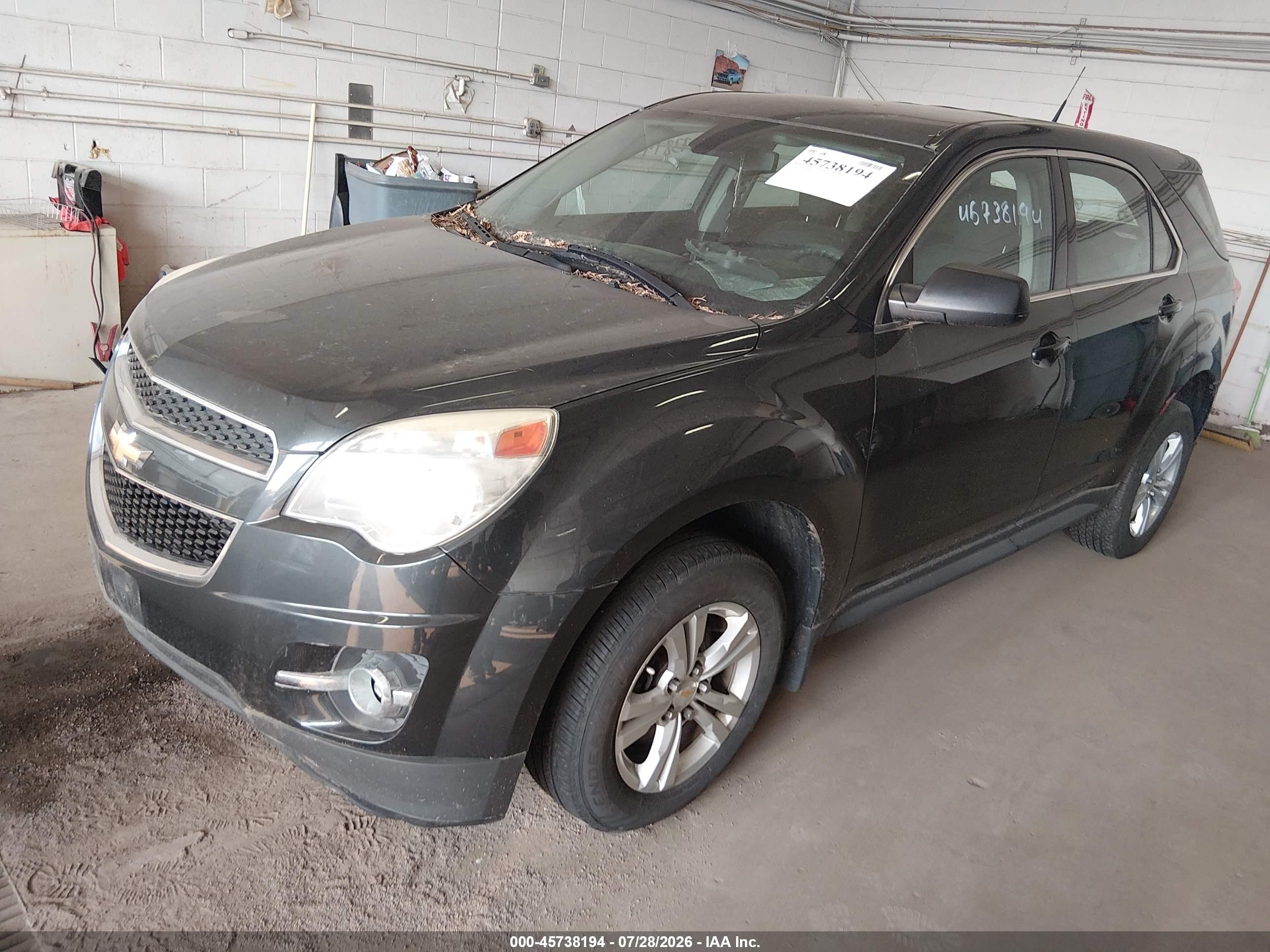 2012 Chevrolet Equinox Ls Gray vin: 2GNALBEK0C1312384