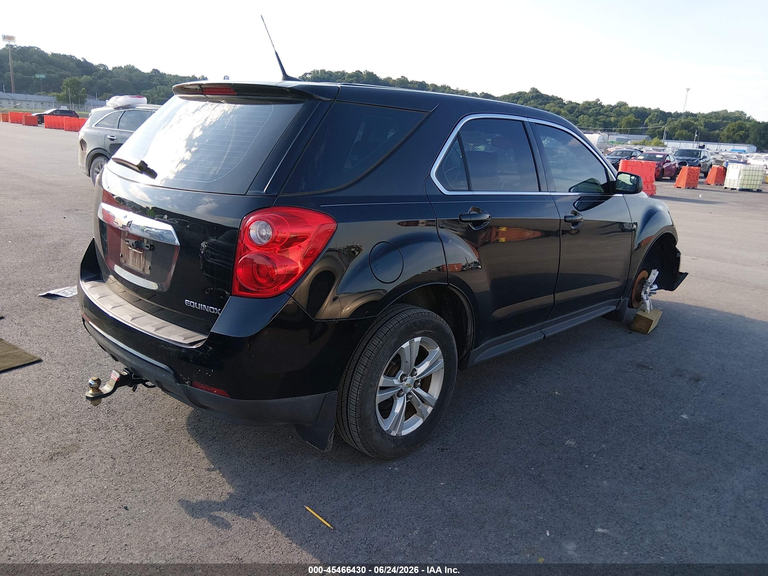 2012 Chevrolet Equinox Ls Черный vin: 2GNALBEK0C6367601