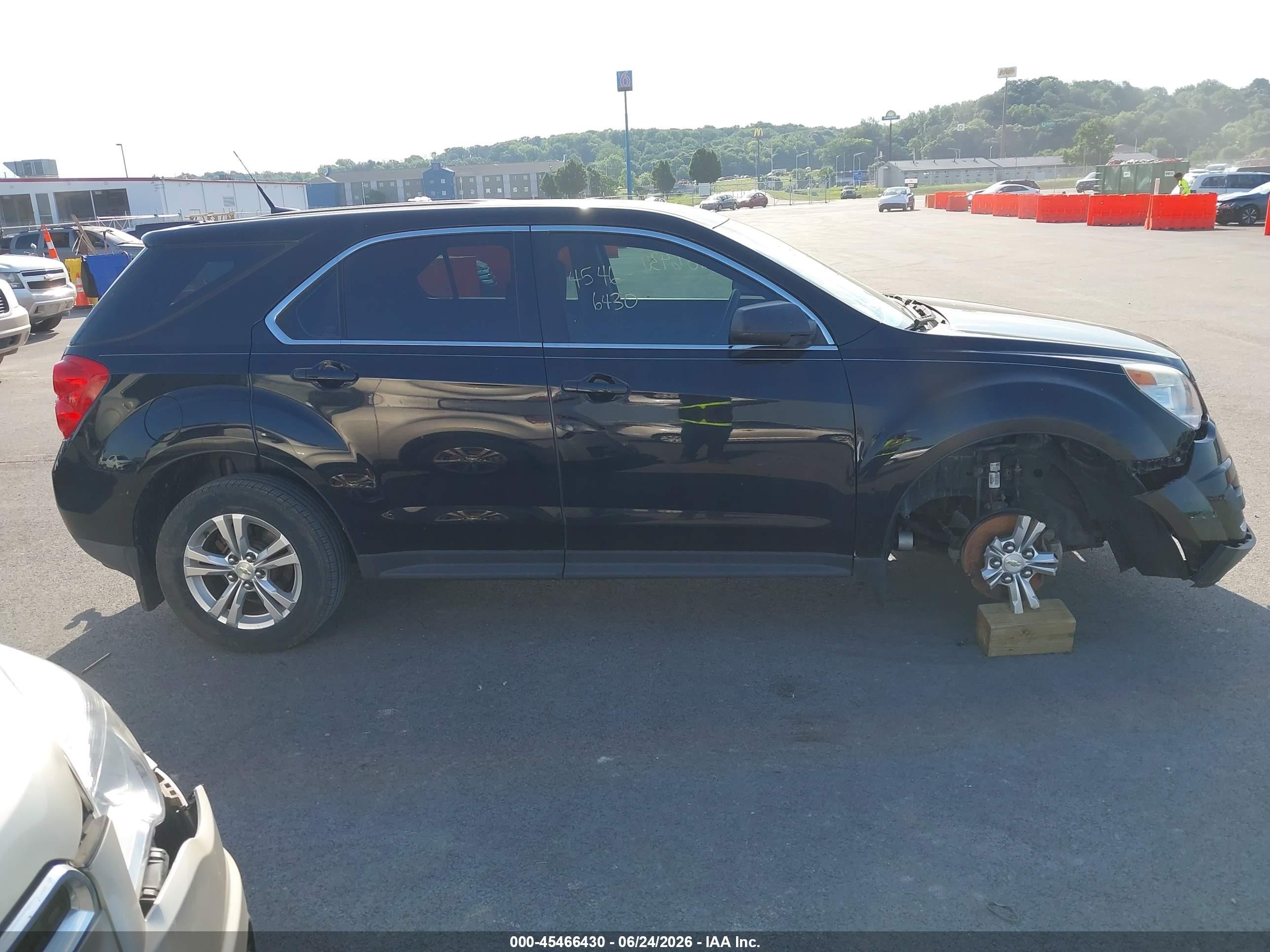 2012 Chevrolet Equinox Ls Черный vin: 2GNALBEK0C6367601
