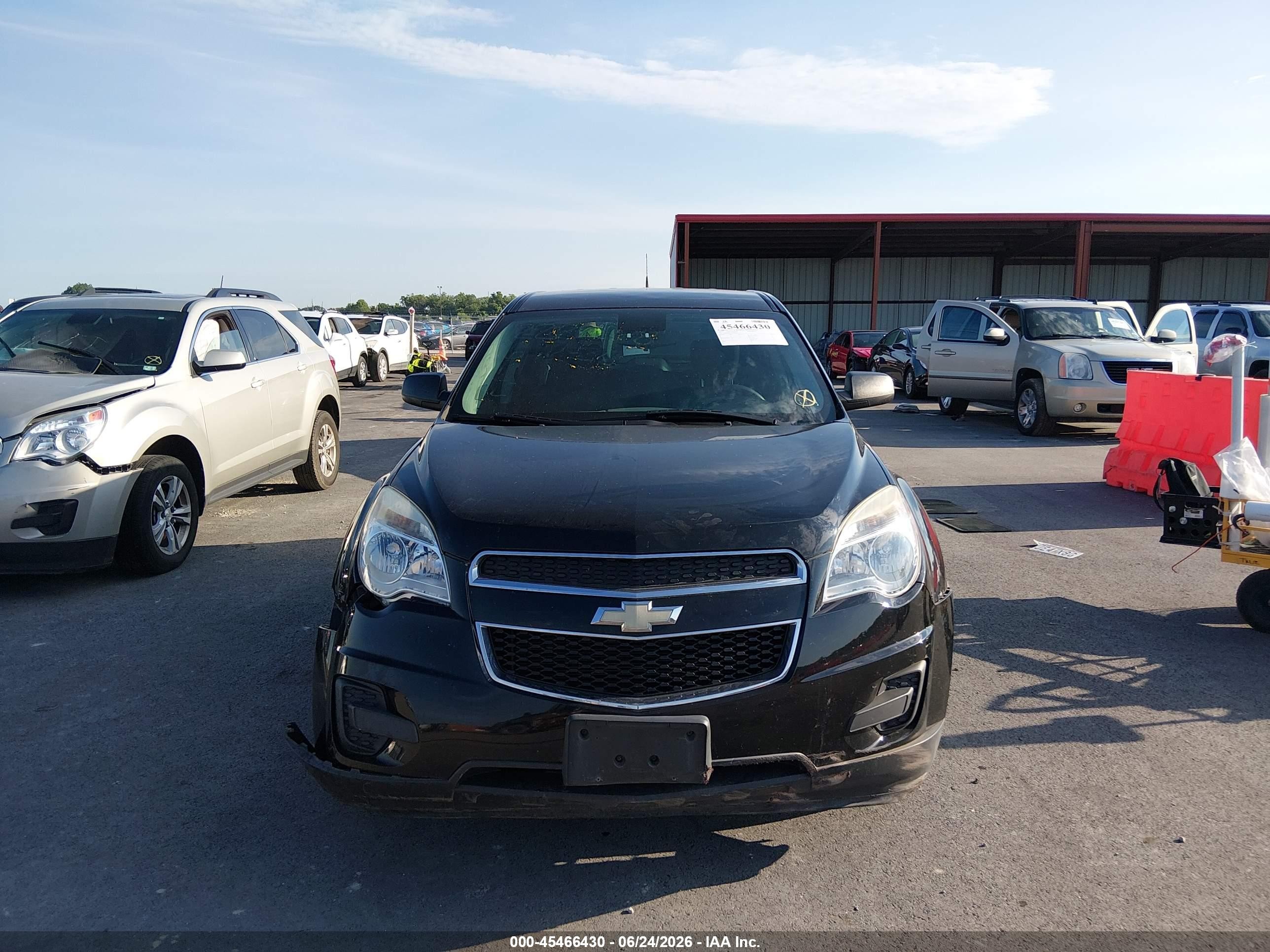 2012 Chevrolet Equinox Ls Черный vin: 2GNALBEK0C6367601