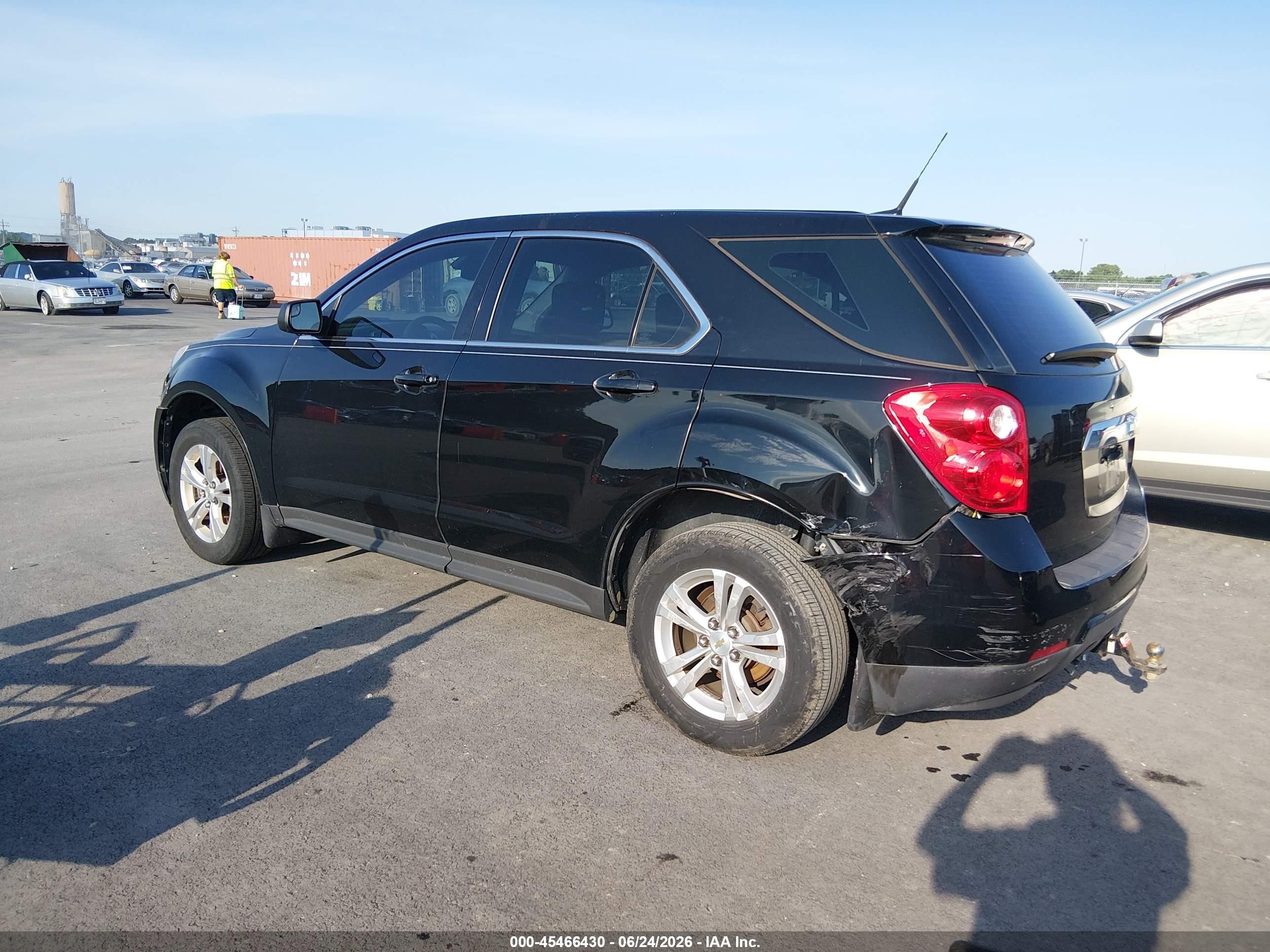 2012 Chevrolet Equinox Ls Черный vin: 2GNALBEK0C6367601