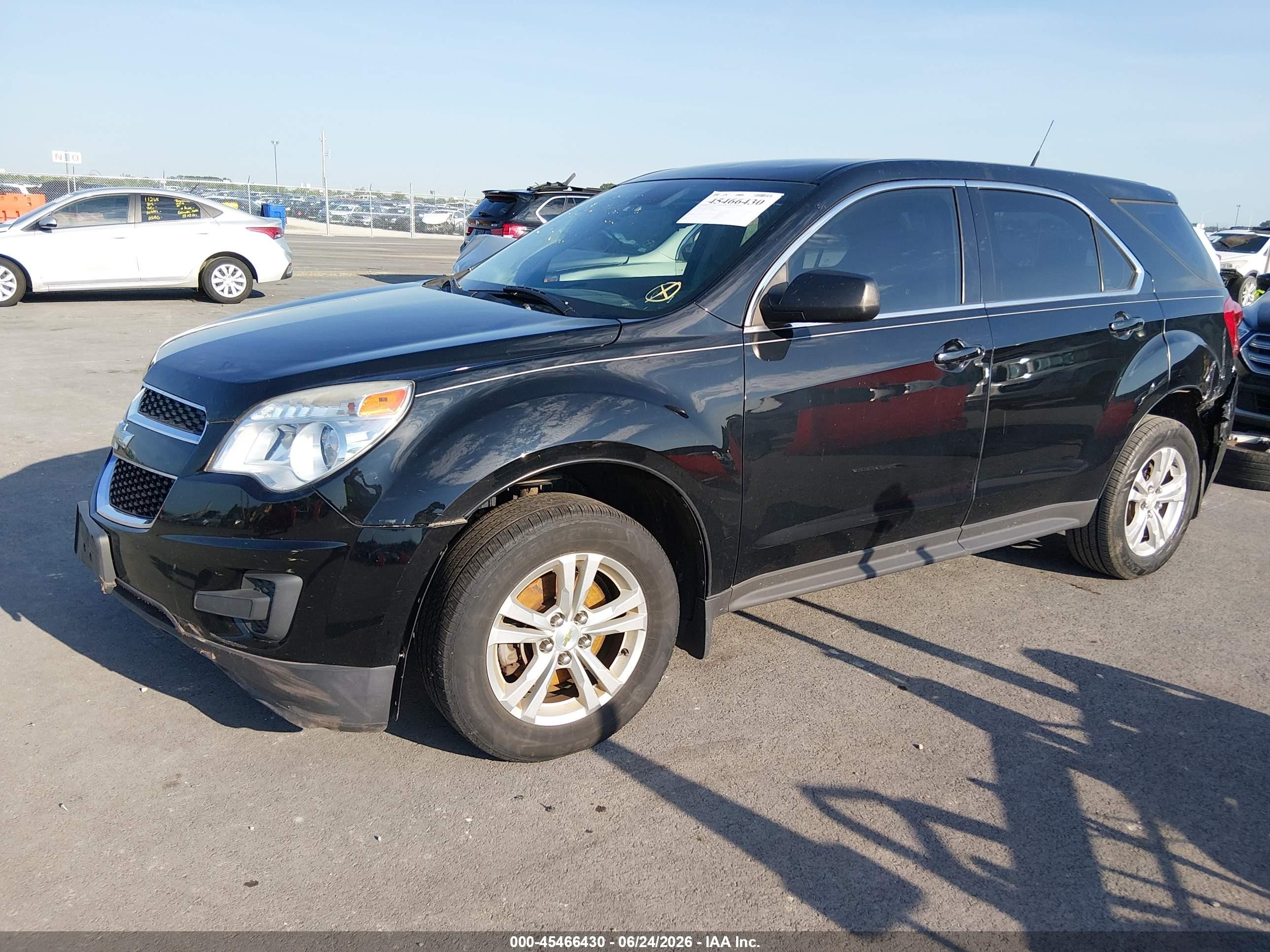 2012 Chevrolet Equinox Ls Черный vin: 2GNALBEK0C6367601