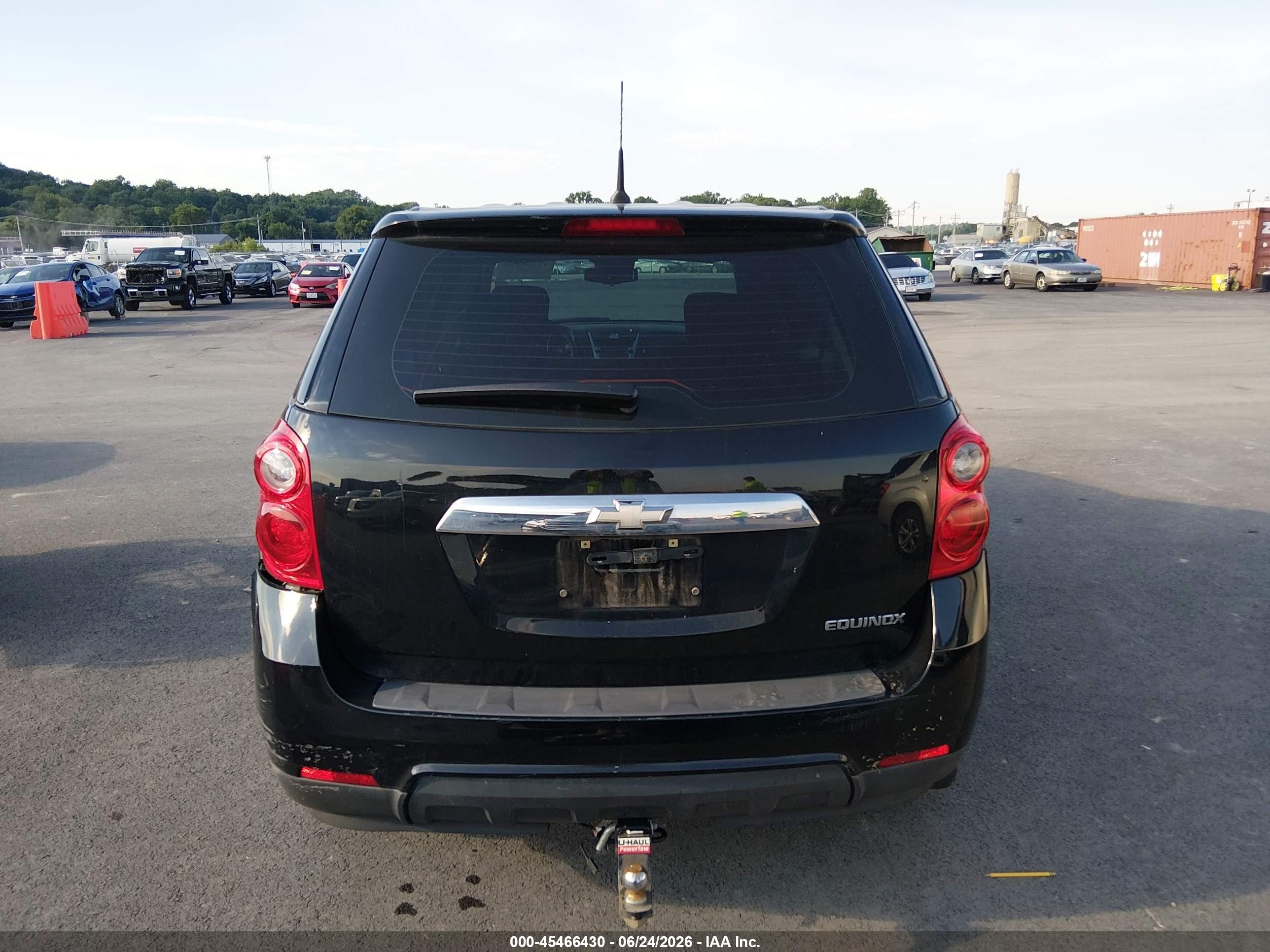 2012 Chevrolet Equinox Ls Черный vin: 2GNALBEK0C6367601