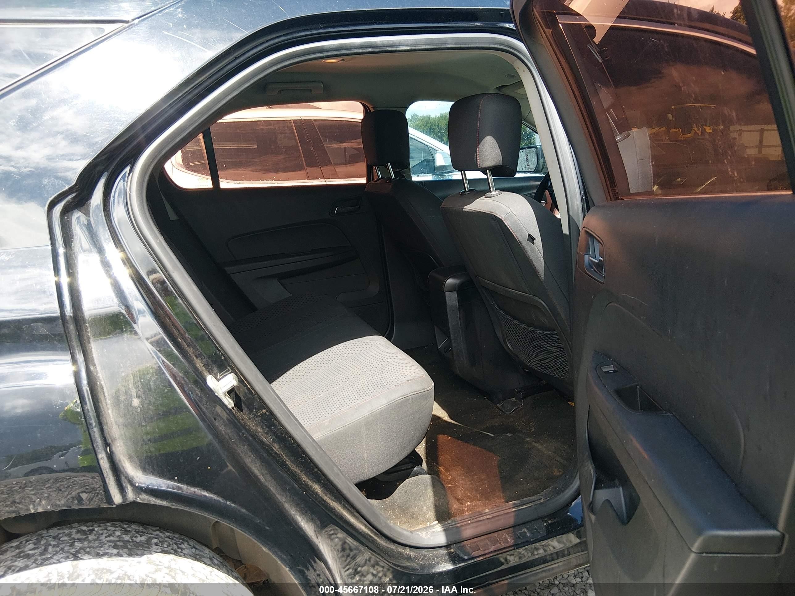 2012 Chevrolet Equinox Ls Черный vin: 2GNALBEK0C6386813