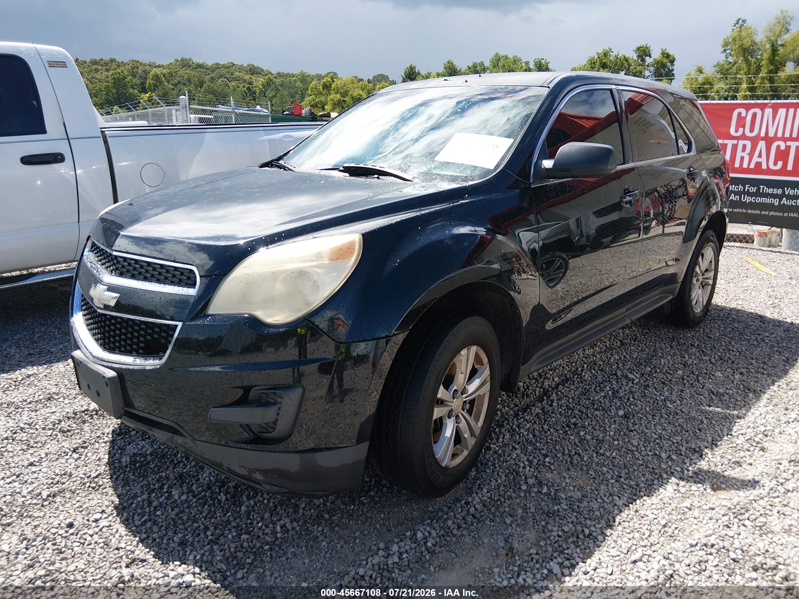 2012 Chevrolet Equinox Ls Черный vin: 2GNALBEK0C6386813