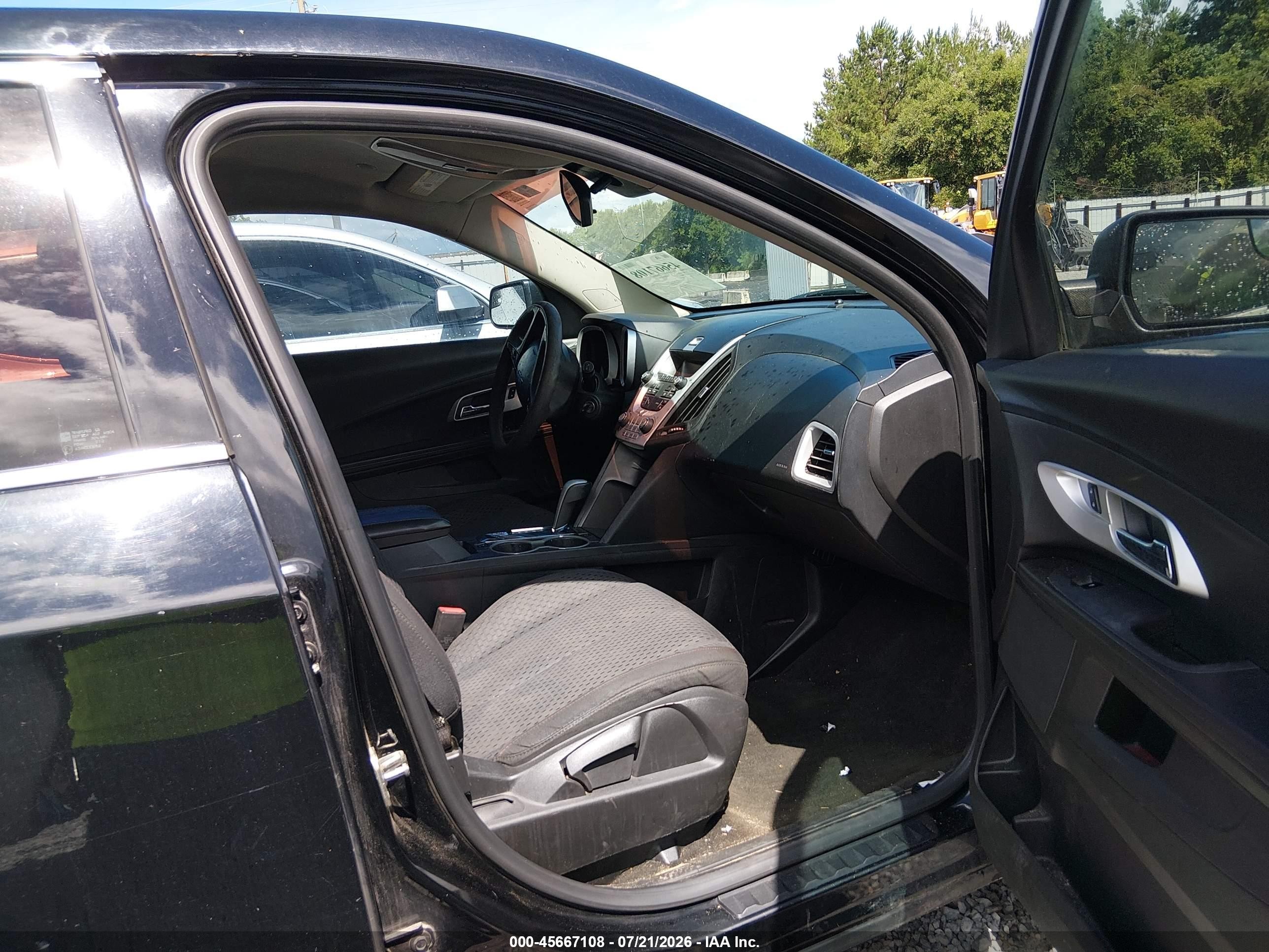 2012 Chevrolet Equinox Ls Черный vin: 2GNALBEK0C6386813