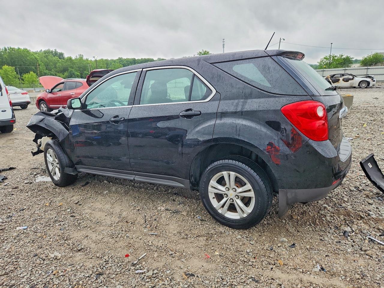 2013 Chevrolet Equinox Ls Black vin: 2GNALBEK0D1220385