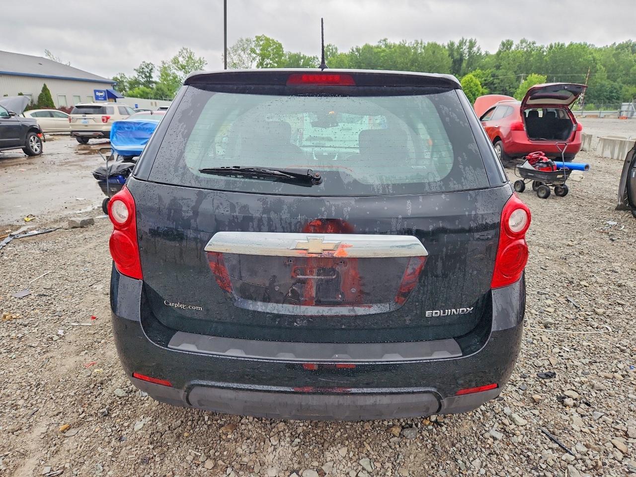 2013 Chevrolet Equinox Ls Black vin: 2GNALBEK0D1220385