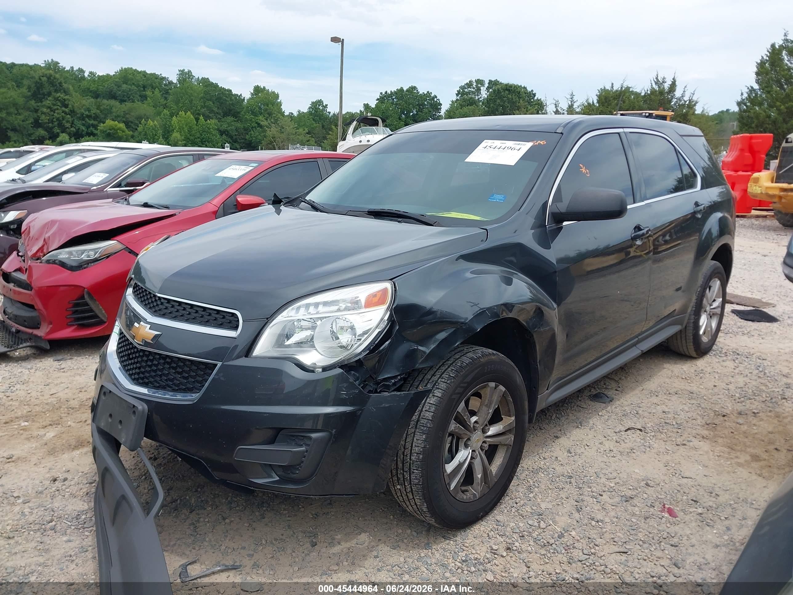 2013 Chevrolet Equinox Ls Gray vin: 2GNALBEK0D1261390