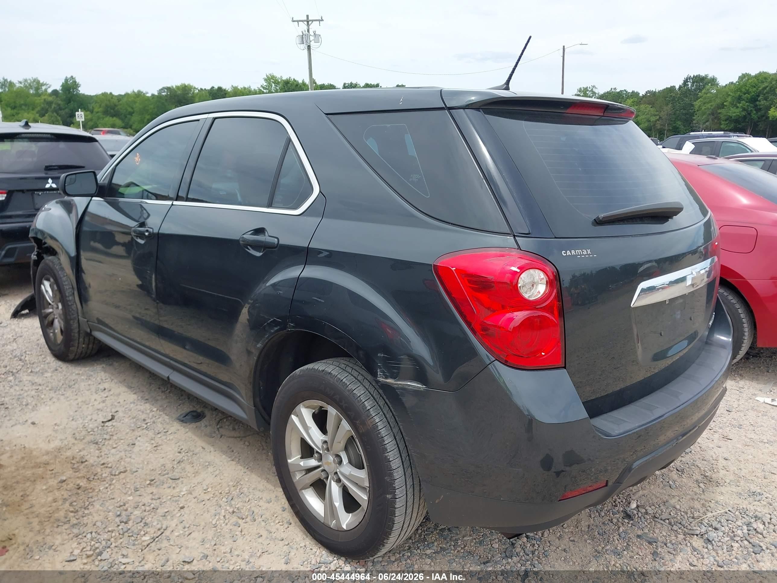 2013 Chevrolet Equinox Ls Gray vin: 2GNALBEK0D1261390