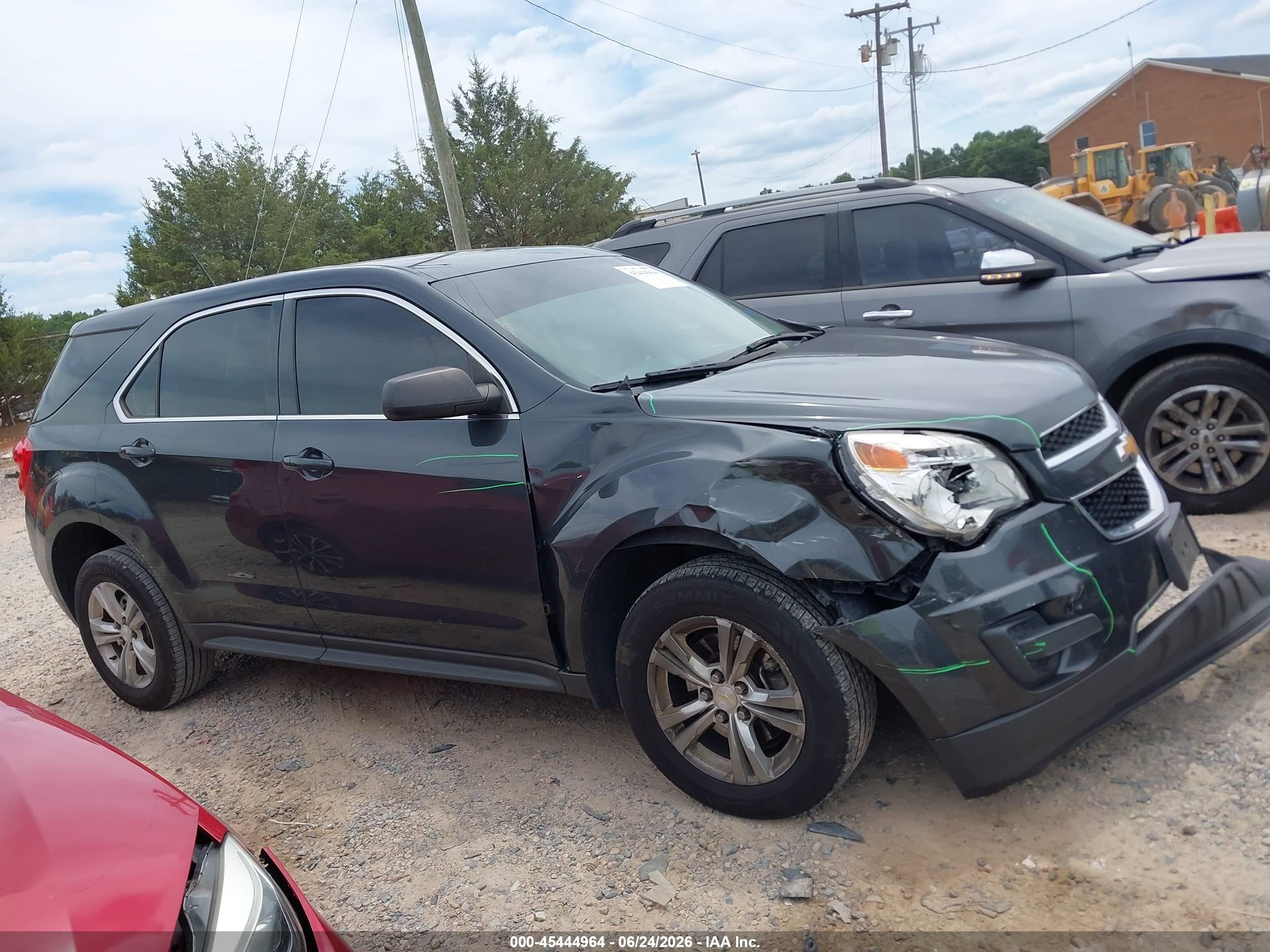 2013 Chevrolet Equinox Ls Gray vin: 2GNALBEK0D1261390