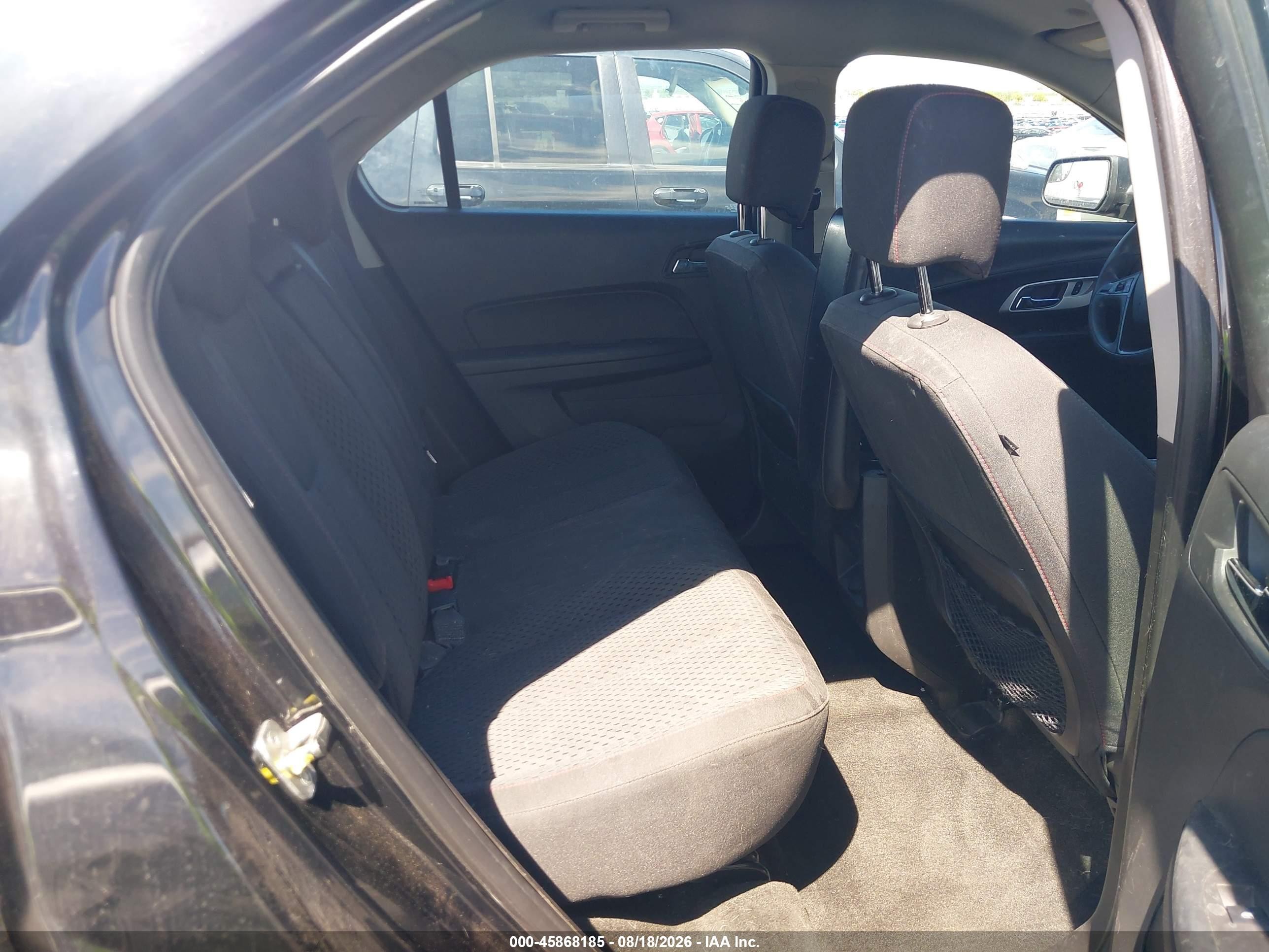 2013 Chevrolet Equinox Ls Black vin: 2GNALBEK0D6105000