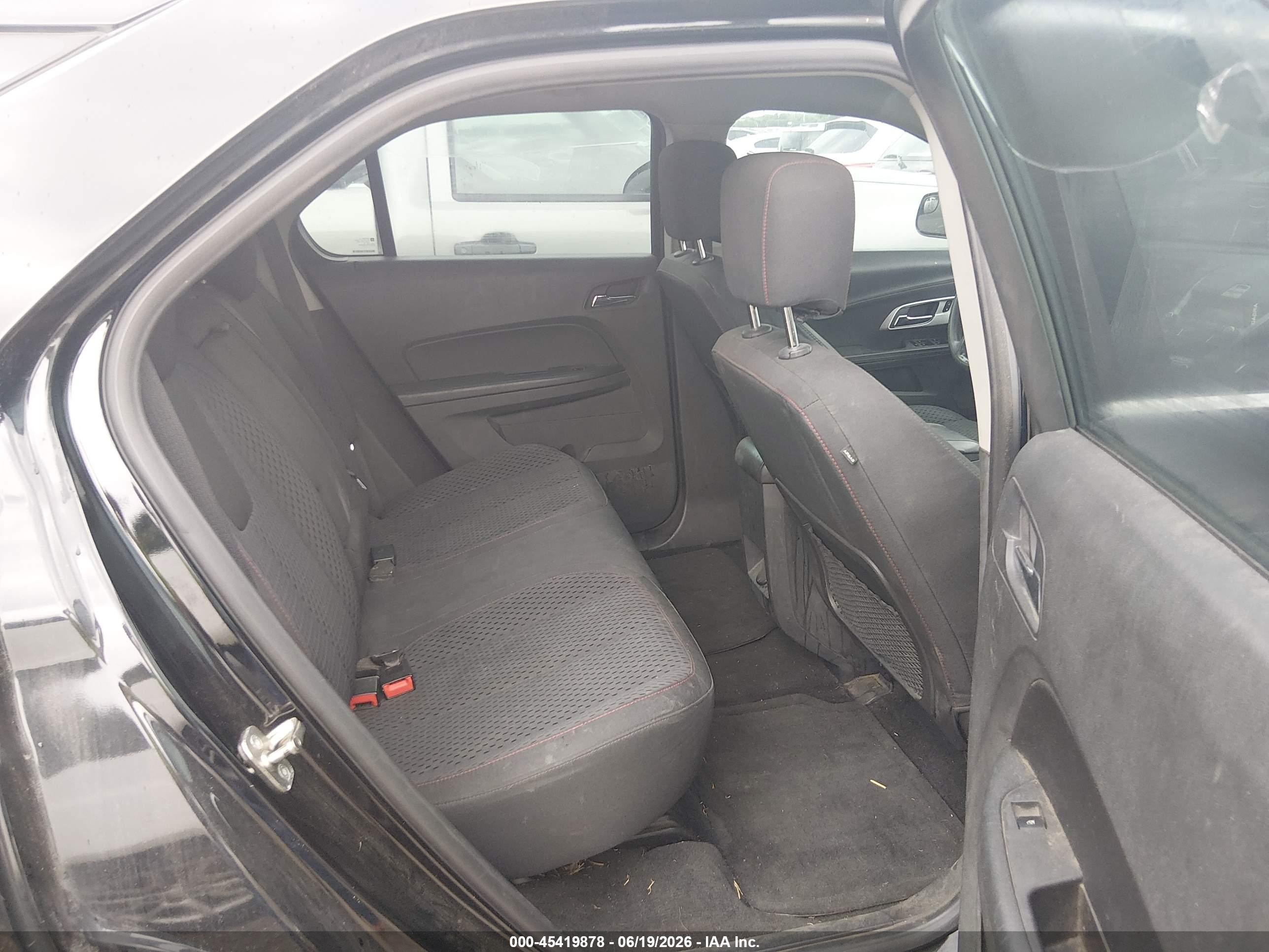 2013 Chevrolet Equinox Ls Black vin: 2GNALBEK0D6150776