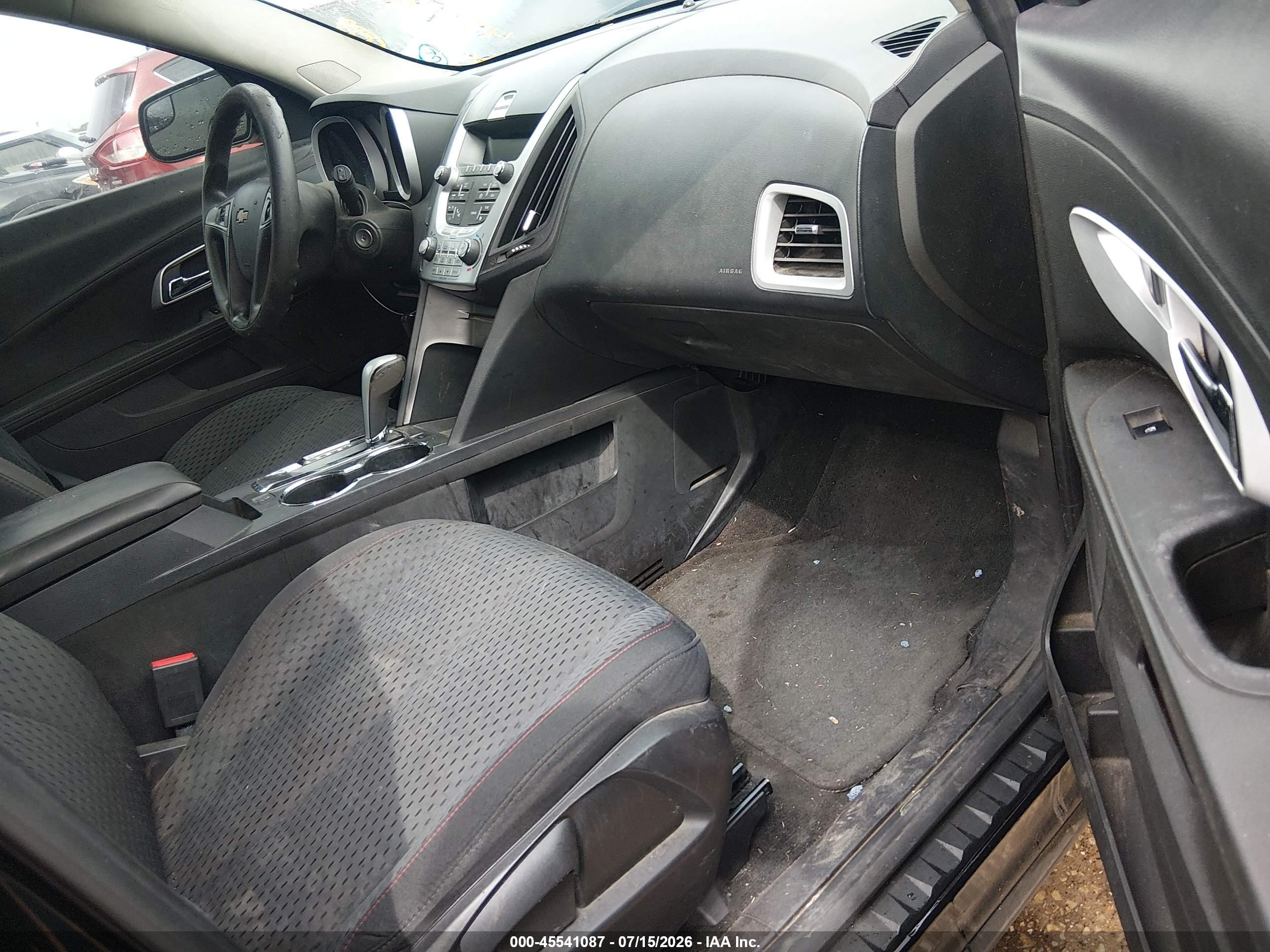 2013 Chevrolet Equinox Ls Черный vin: 2GNALBEK0D6150776
