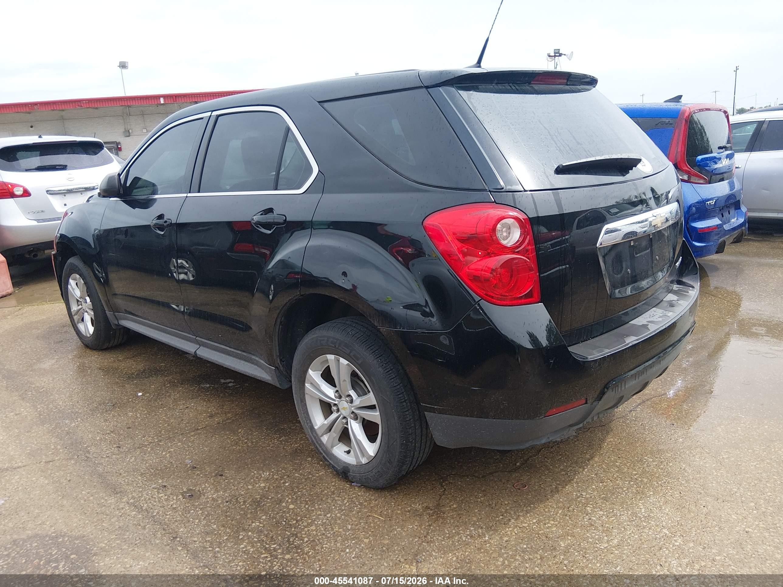 2013 Chevrolet Equinox Ls Черный vin: 2GNALBEK0D6150776