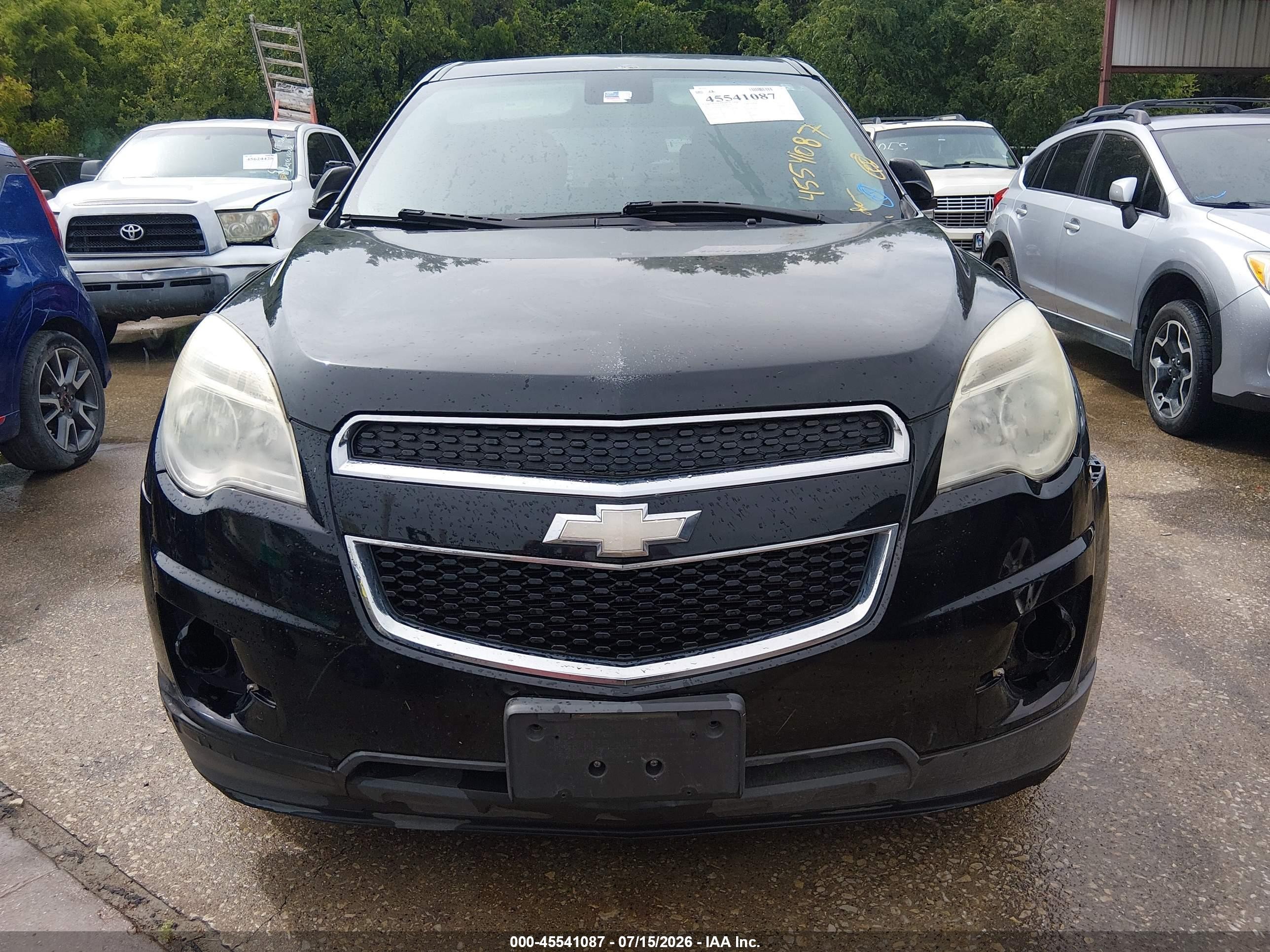 2013 Chevrolet Equinox Ls Черный vin: 2GNALBEK0D6150776