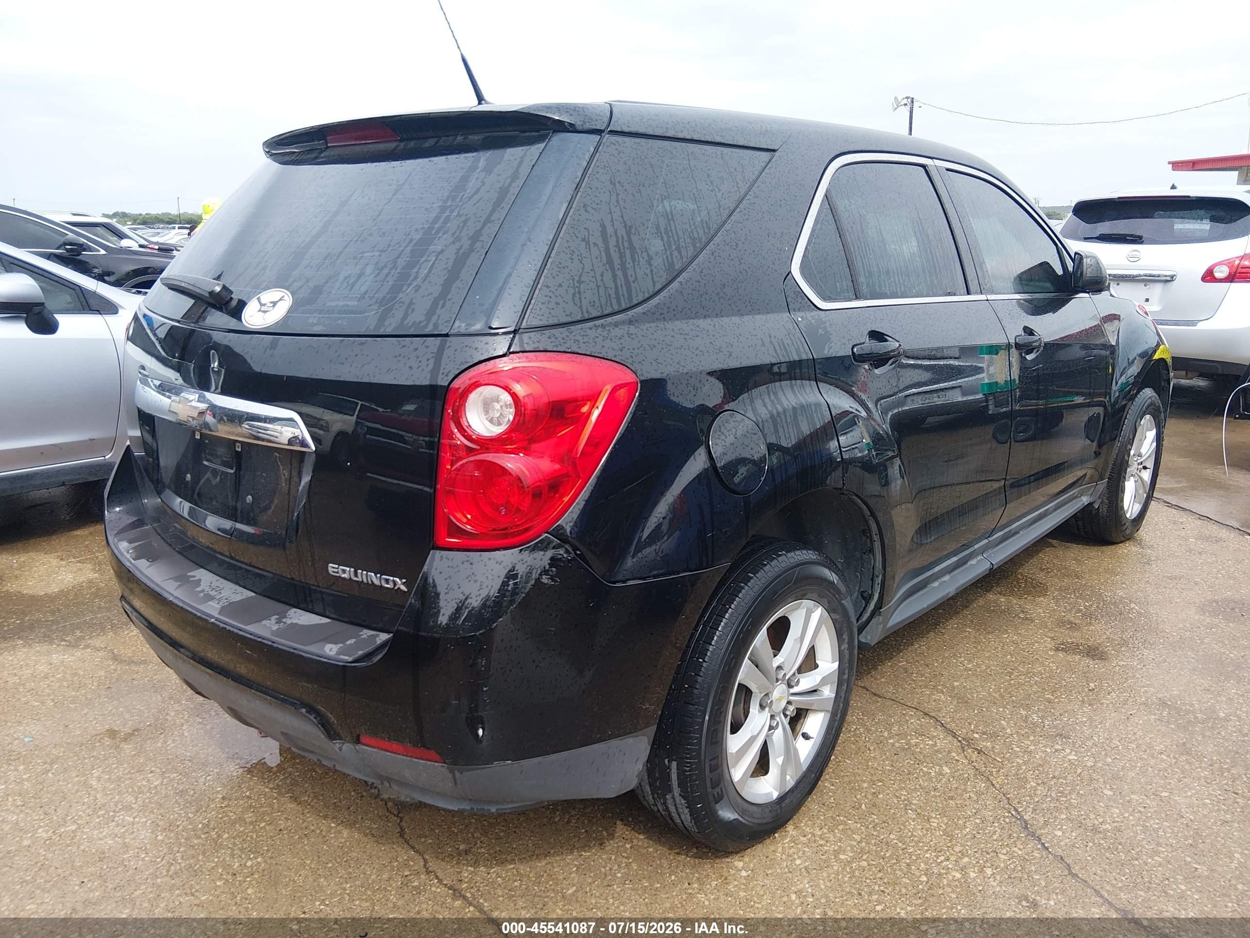 2013 Chevrolet Equinox Ls Черный vin: 2GNALBEK0D6150776