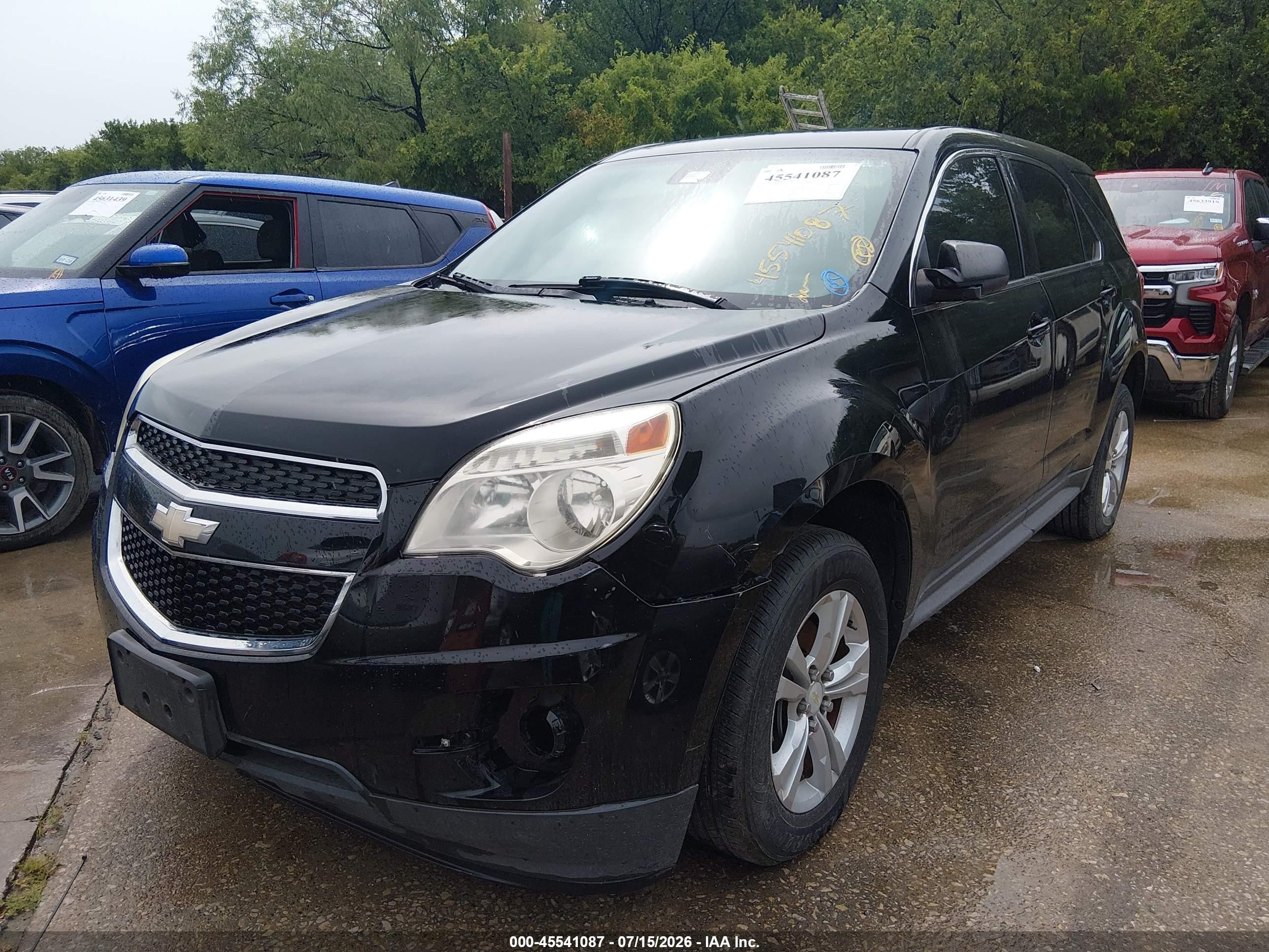 2013 Chevrolet Equinox Ls Черный vin: 2GNALBEK0D6150776