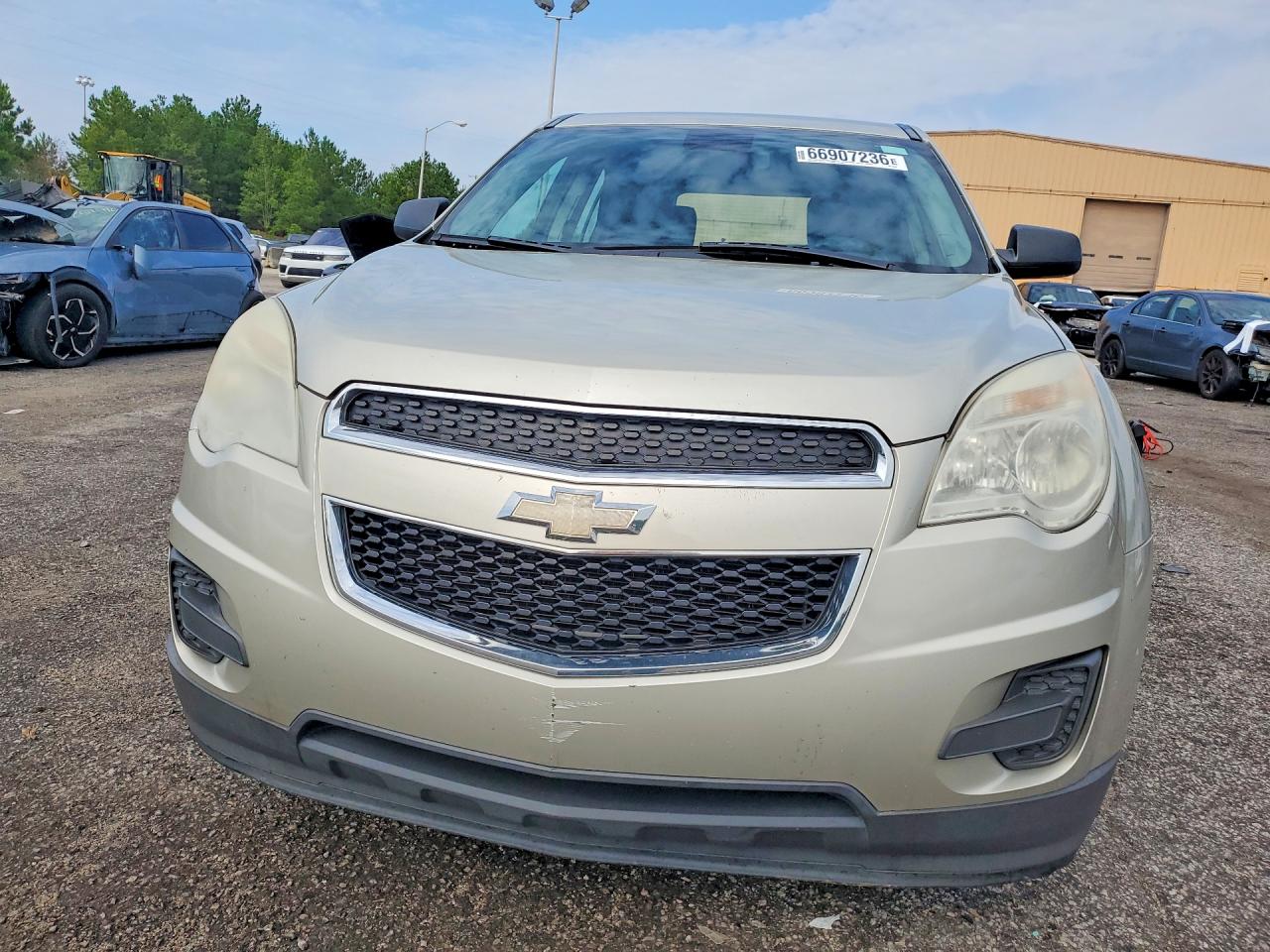 2013 Chevrolet Equinox Ls Cream vin: 2GNALBEK0D6225329