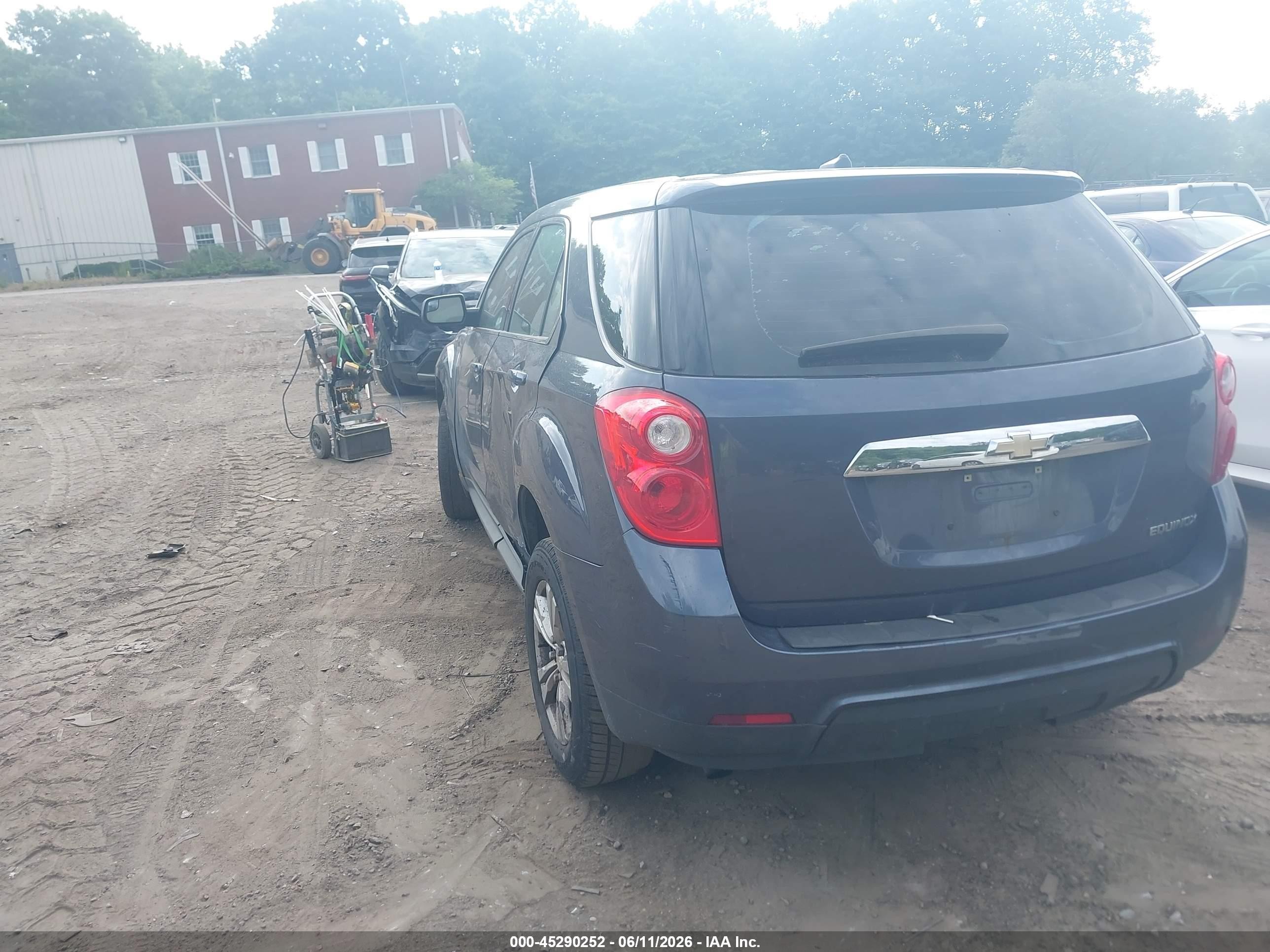 2013 Chevrolet Equinox Ls Blue vin: 2GNALBEK0D6344157
