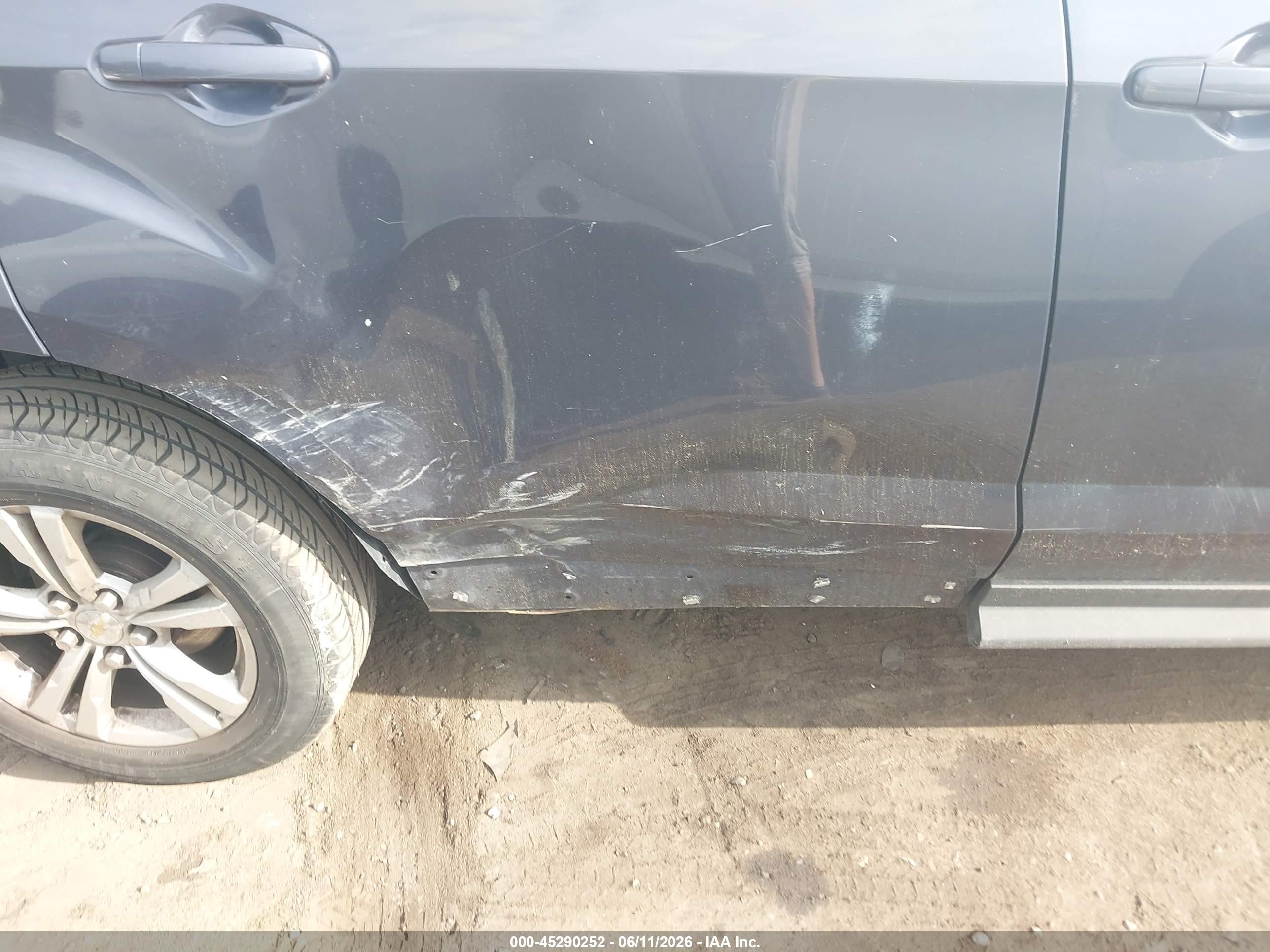 2013 Chevrolet Equinox Ls Blue vin: 2GNALBEK0D6344157