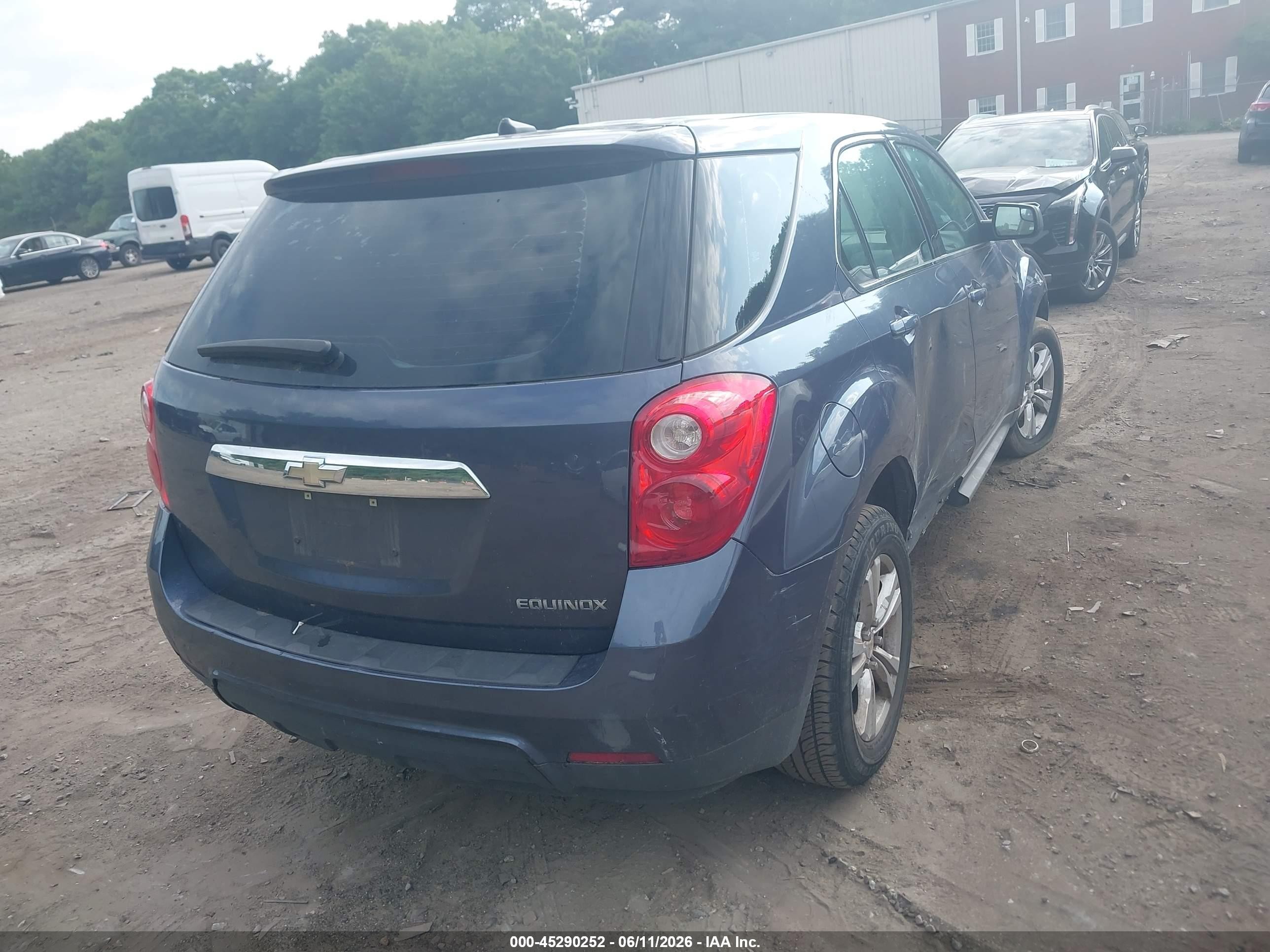 2013 Chevrolet Equinox Ls Blue vin: 2GNALBEK0D6344157