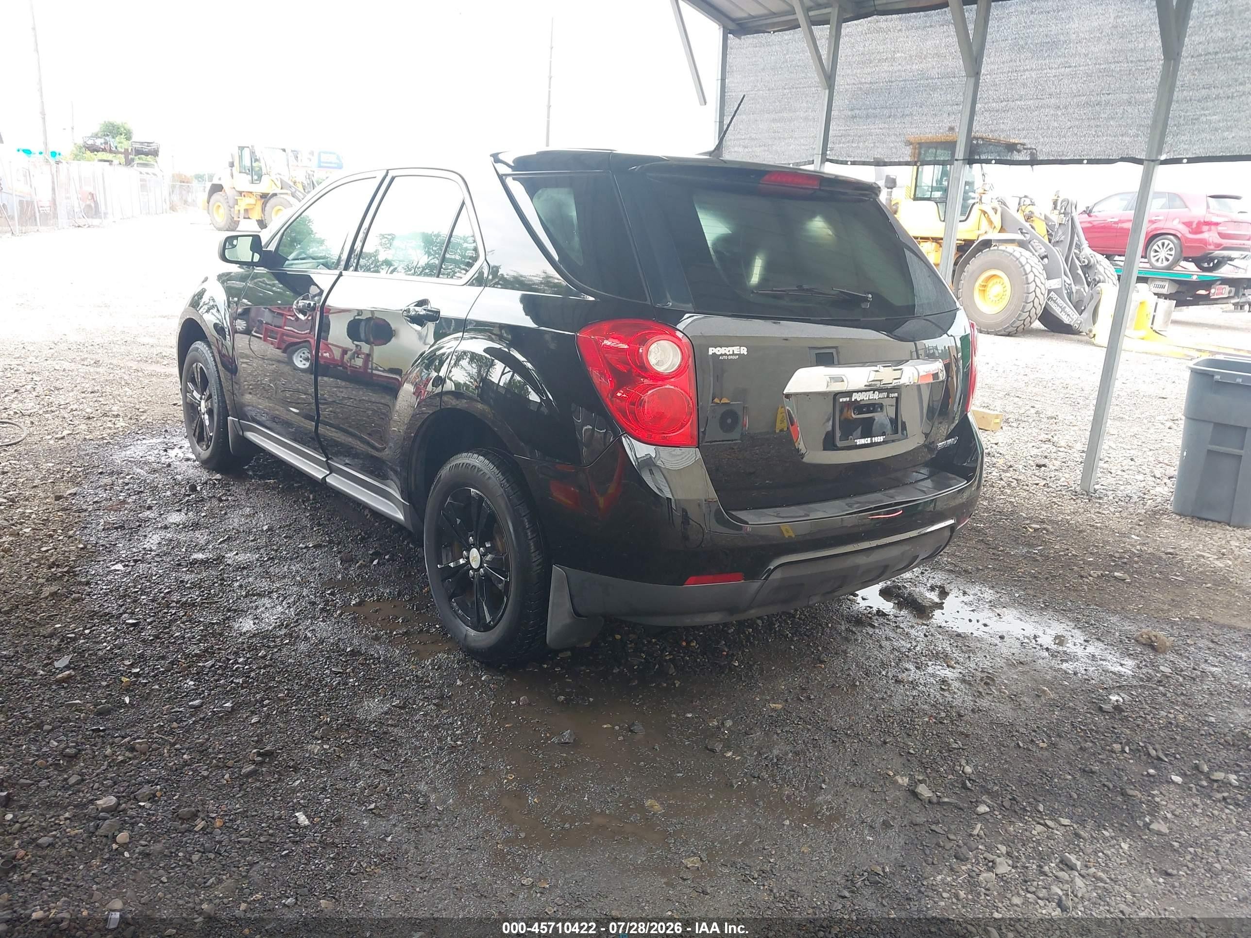 2013 Chevrolet Equinox Ls Черный vin: 2GNALBEK0D6352100