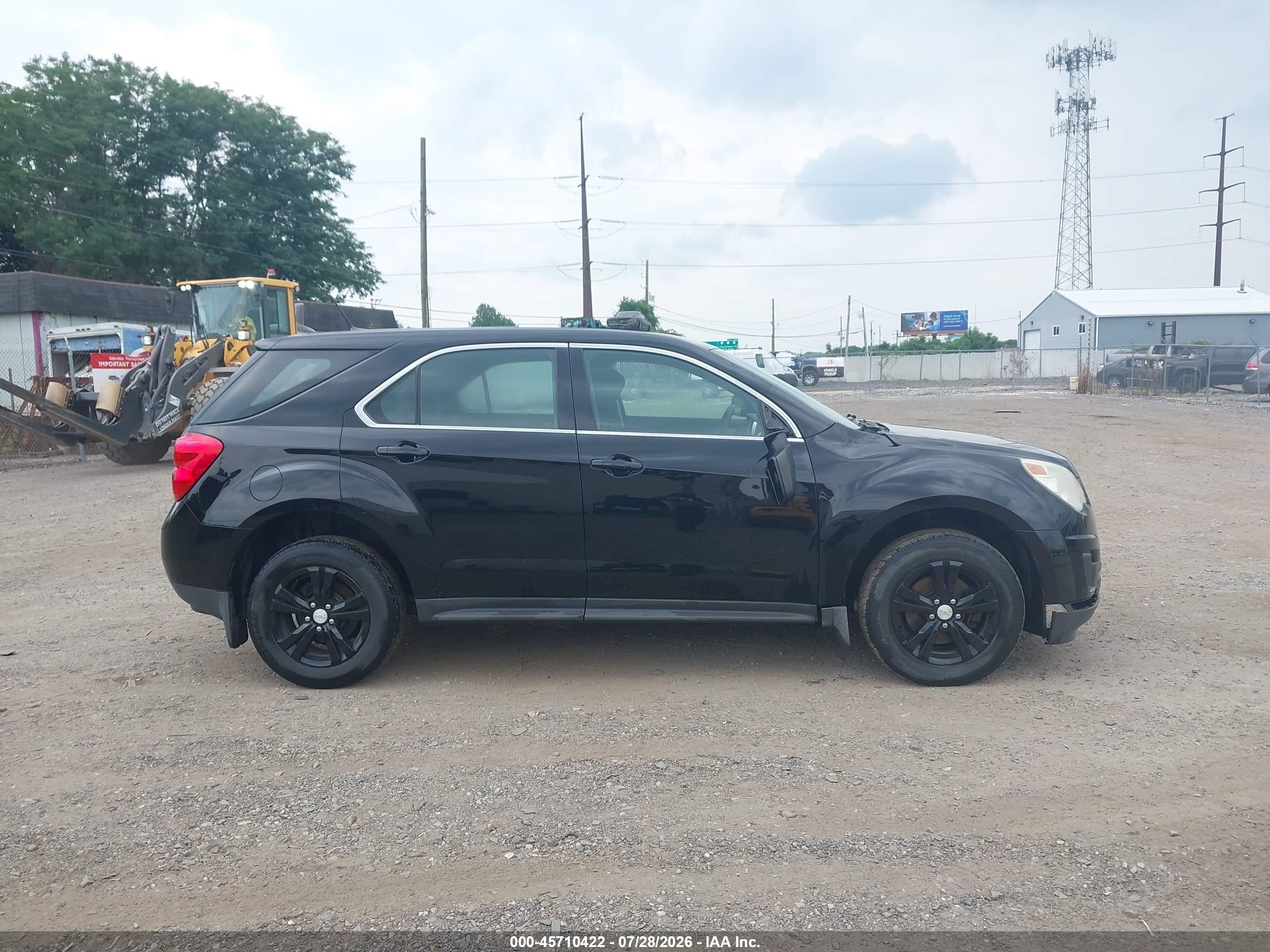 2013 Chevrolet Equinox Ls Черный vin: 2GNALBEK0D6352100