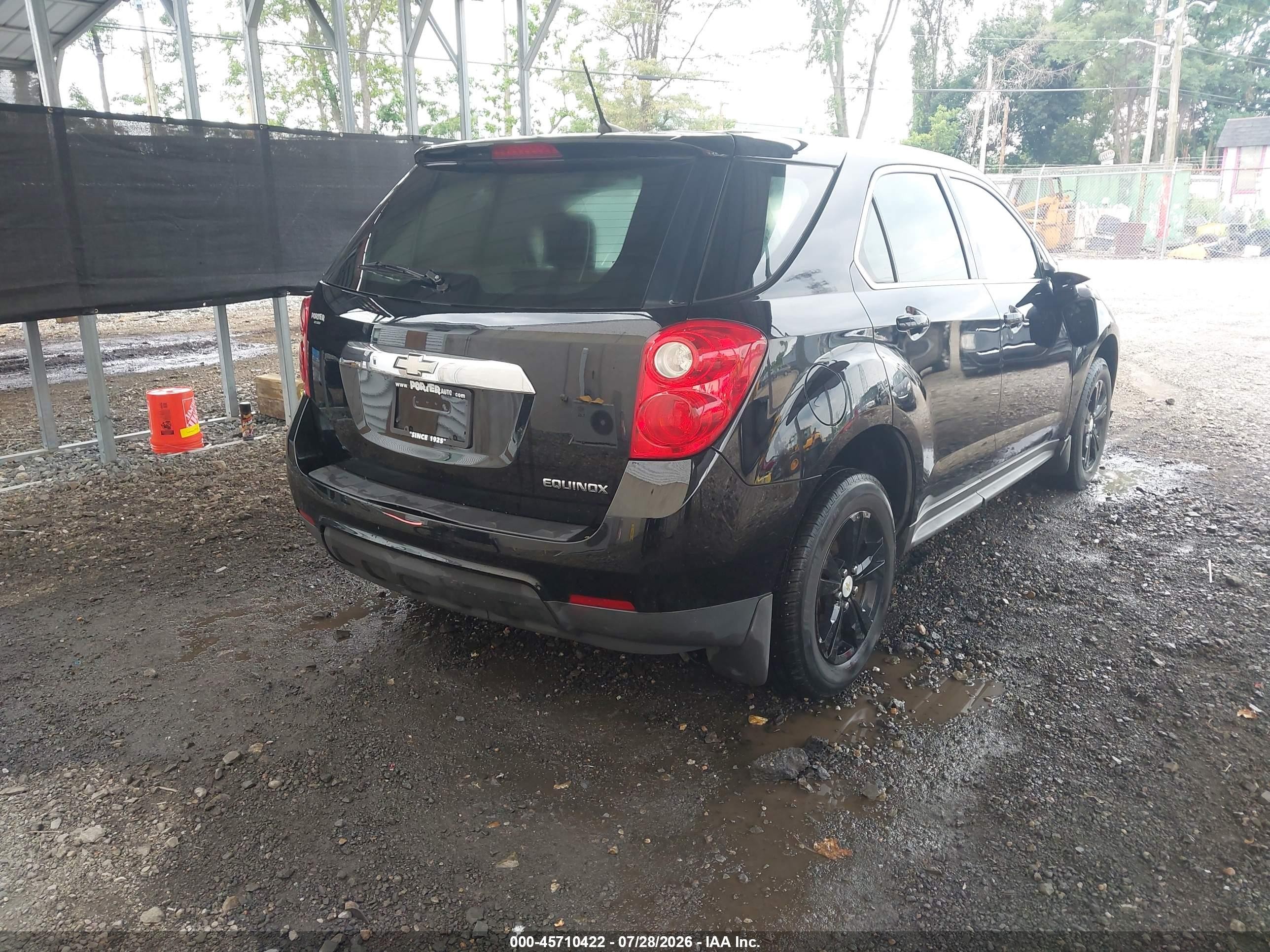 2013 Chevrolet Equinox Ls Черный vin: 2GNALBEK0D6352100