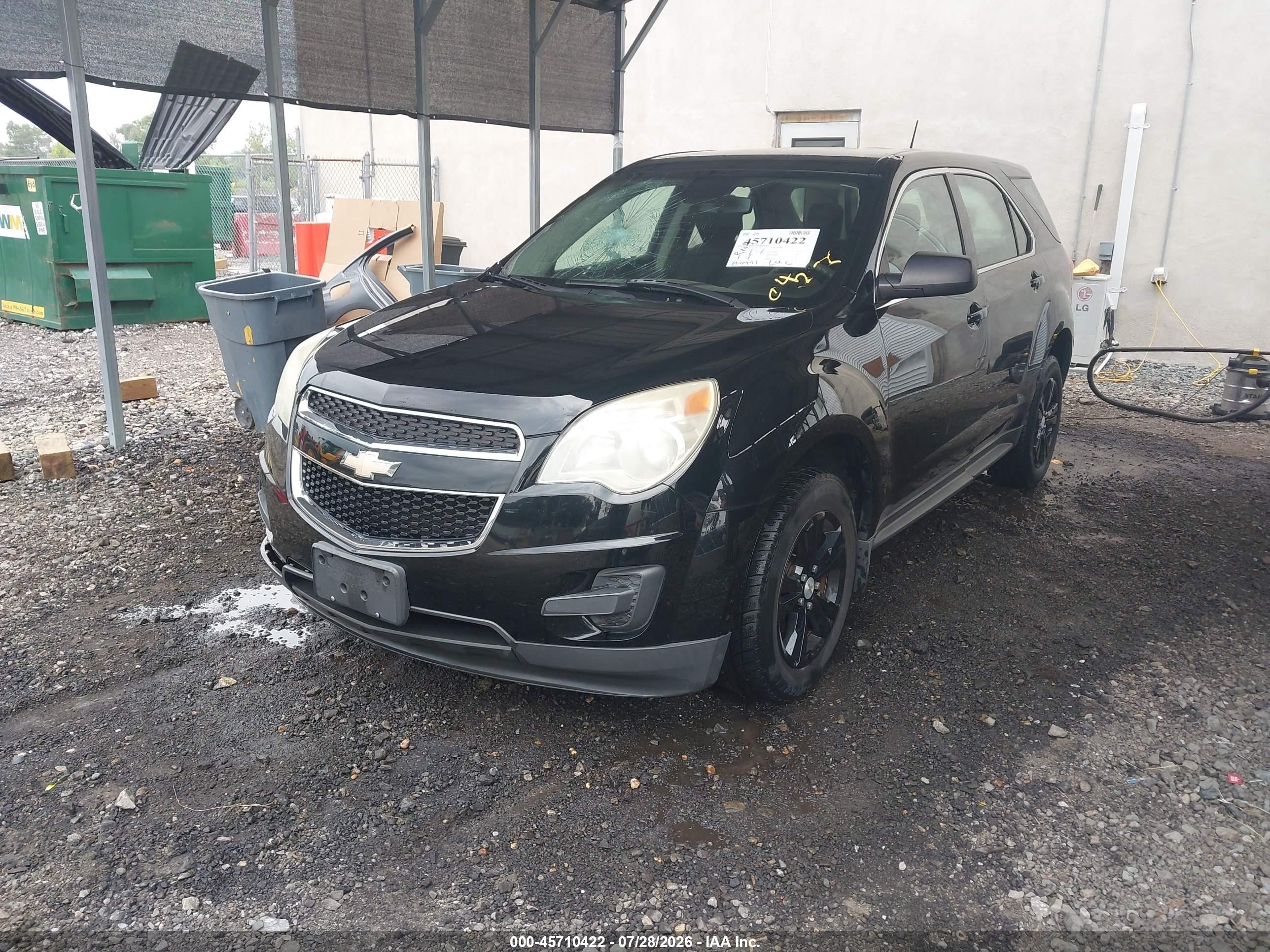 2013 Chevrolet Equinox Ls Черный vin: 2GNALBEK0D6352100
