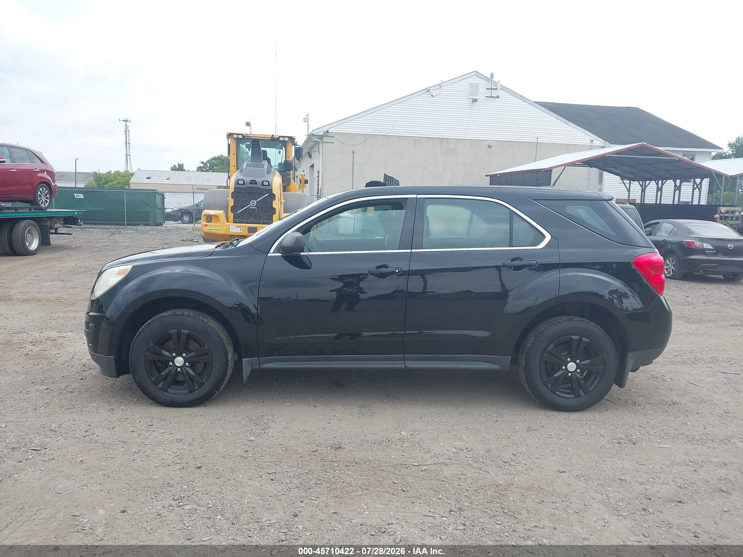 2013 Chevrolet Equinox Ls Черный vin: 2GNALBEK0D6352100